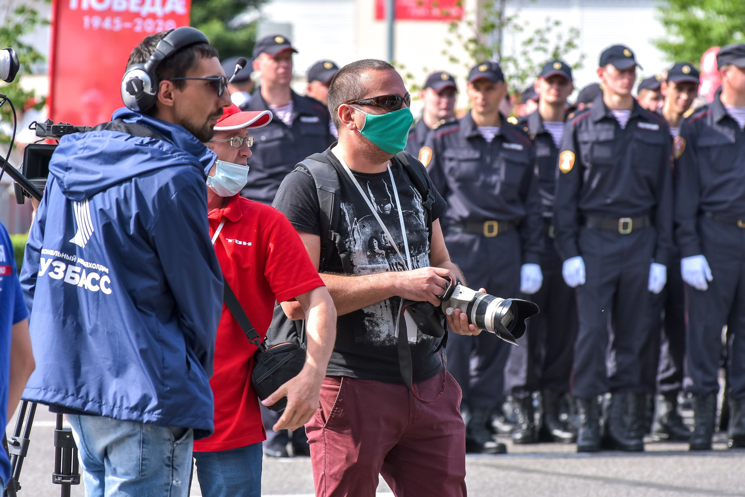 Парад Победы в Новокузнецке 24.06.2020. Репортажный профессиональный фотограф-любитель