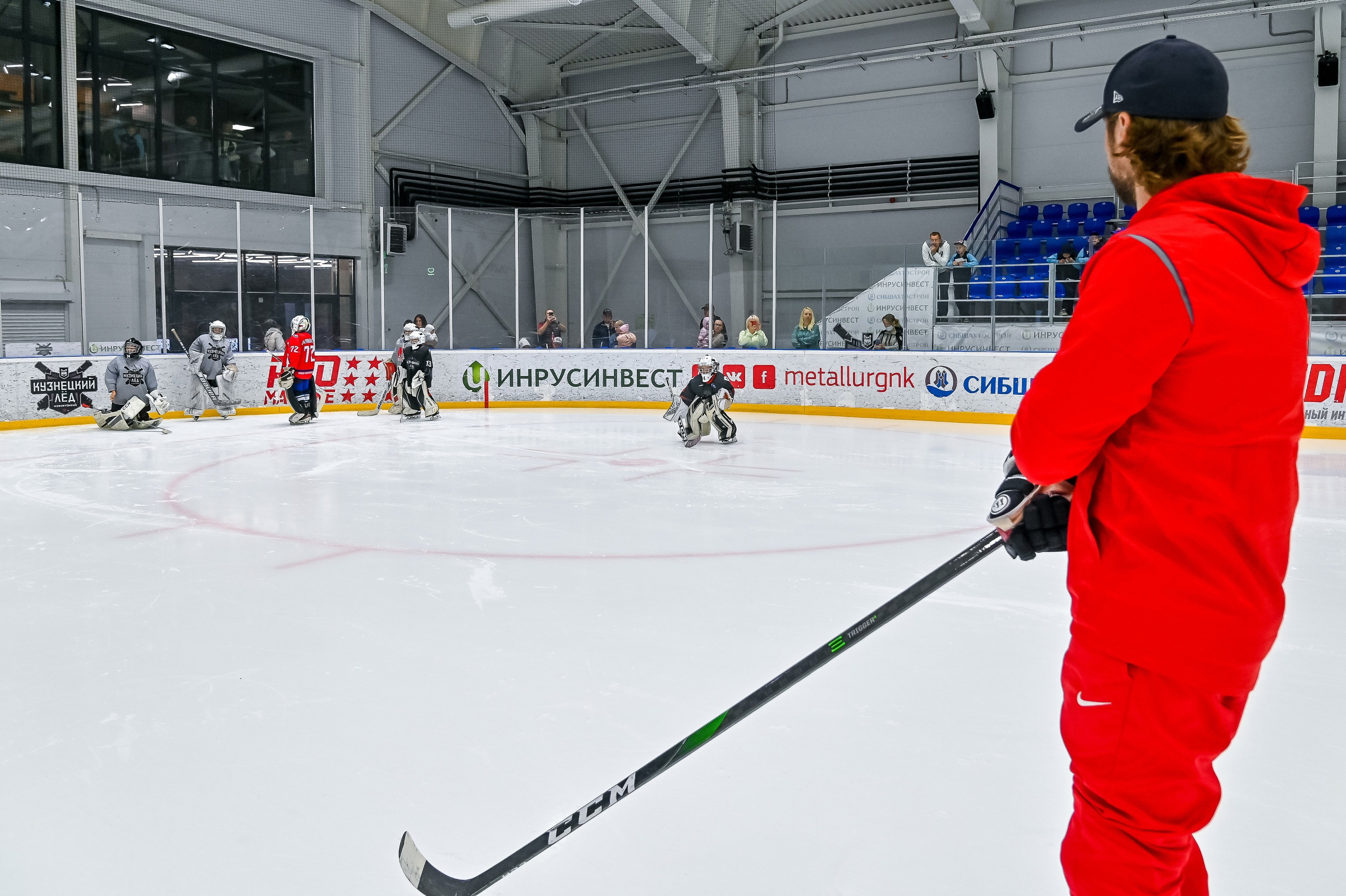 Мастер-класс Сергея Бобровского на «Кузнецком льду» 15.08.2021. Репортажный профессиональный фотограф-любитель