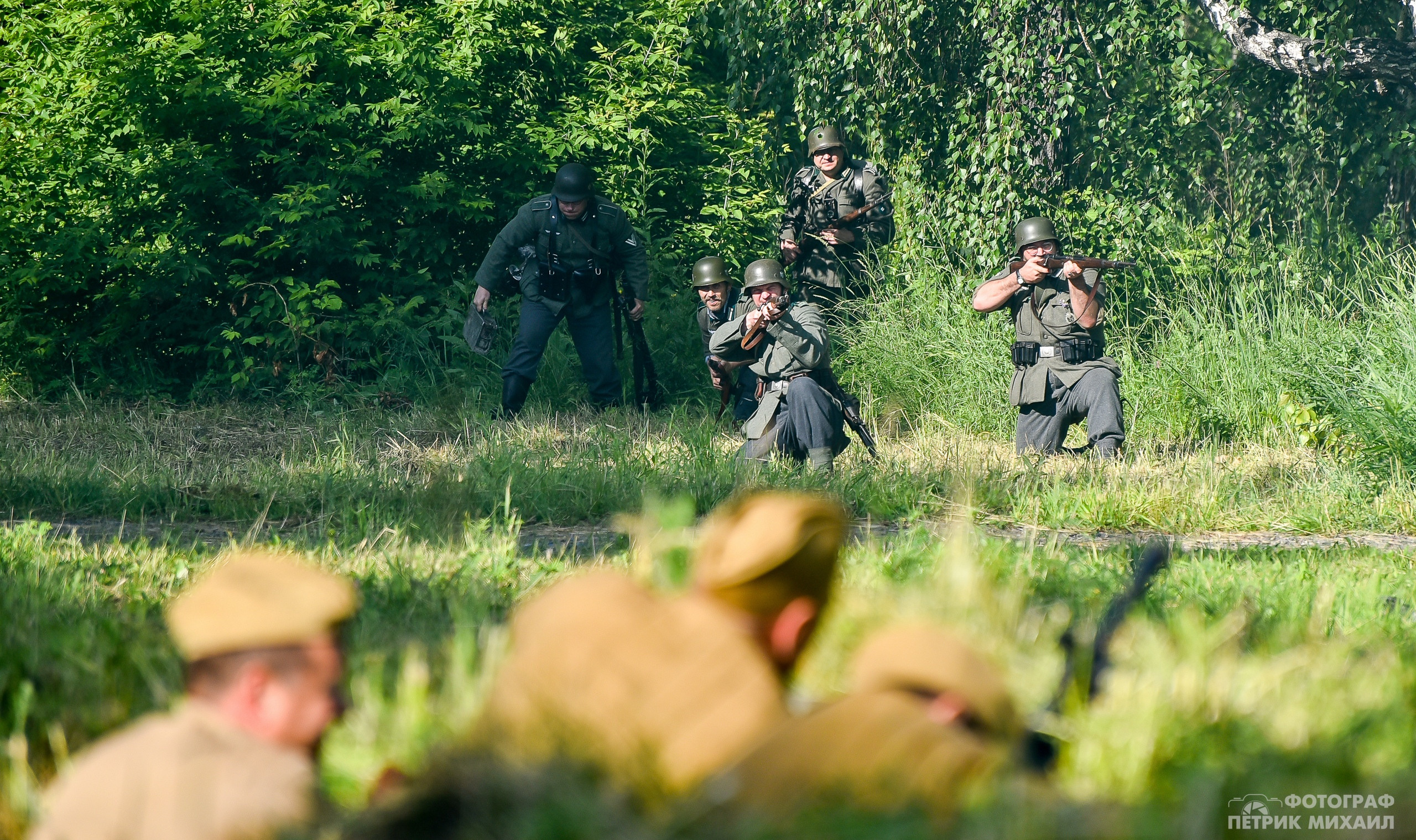 Реконструкция Нападение на погранзаставу 1941 год, 07.07.2019. Репортажный профессиональный фотограф-любитель