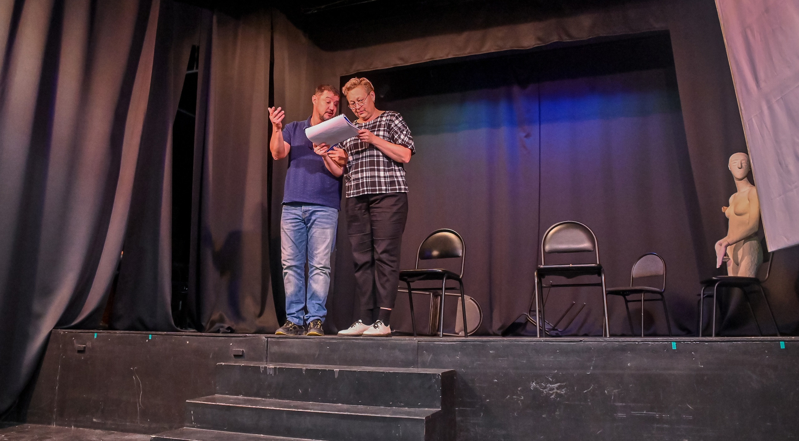 Репетиция «Шута Балакирева» театр Самолёт 27.09.2022. Репортажный профессиональный фотограф-любитель