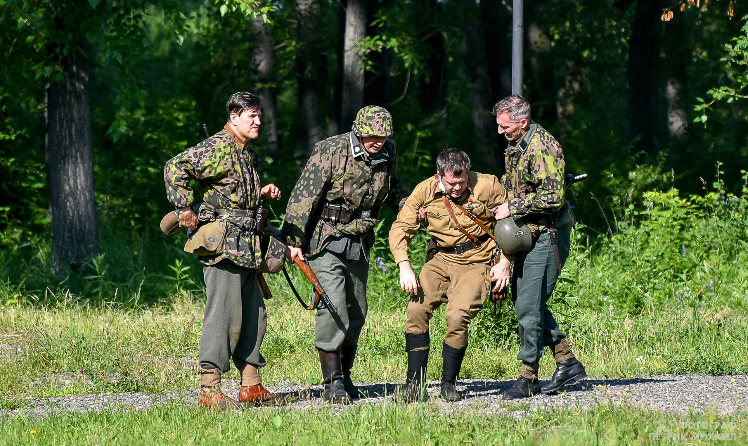 Реконструкция Нападение на погранзаставу 1941 год, 07.07.2019. Репортажный профессиональный фотограф-любитель