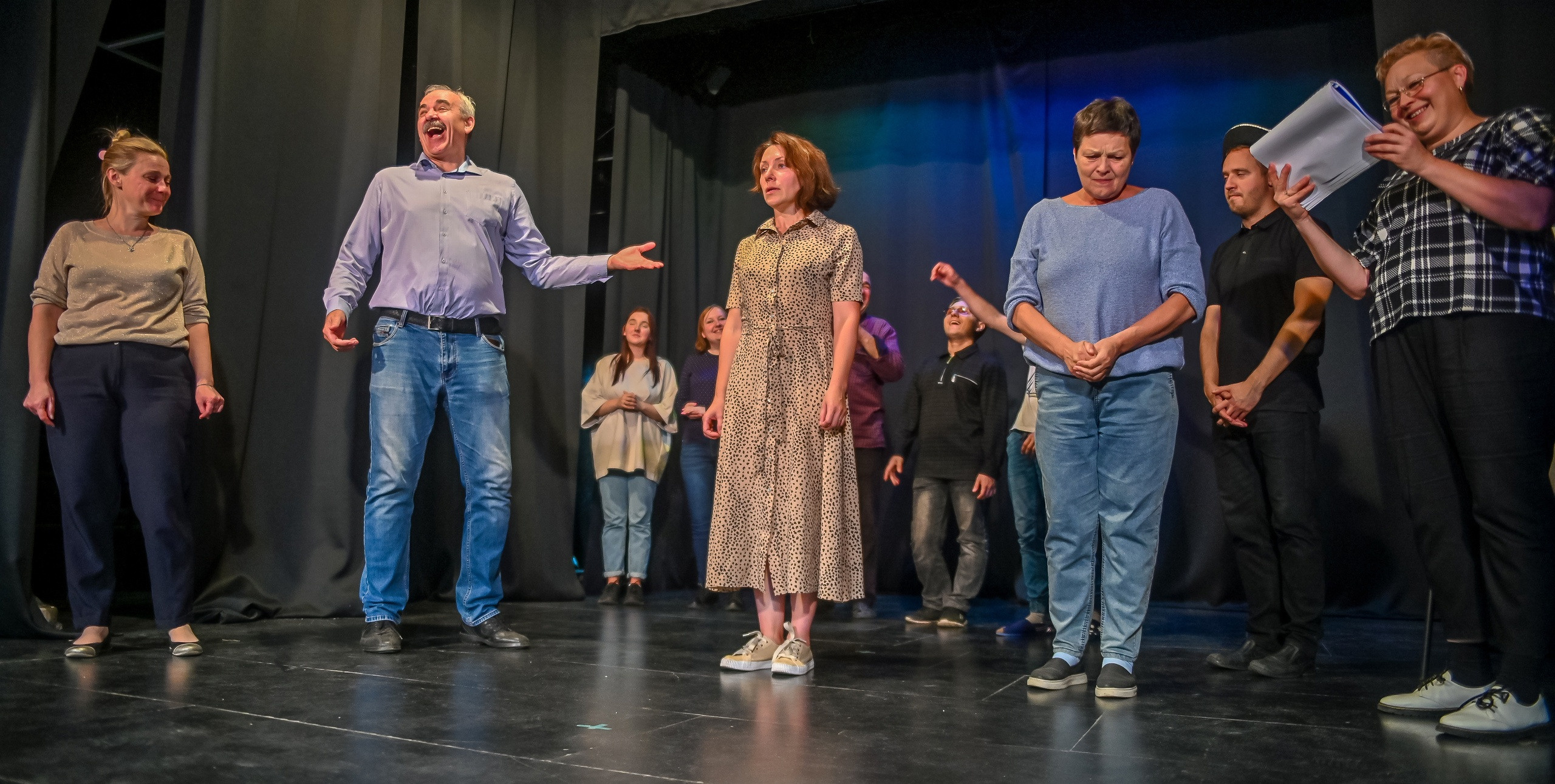 Репетиция «Шута Балакирева» театр Самолёт 27.09.2022. Репортажный профессиональный фотограф-любитель