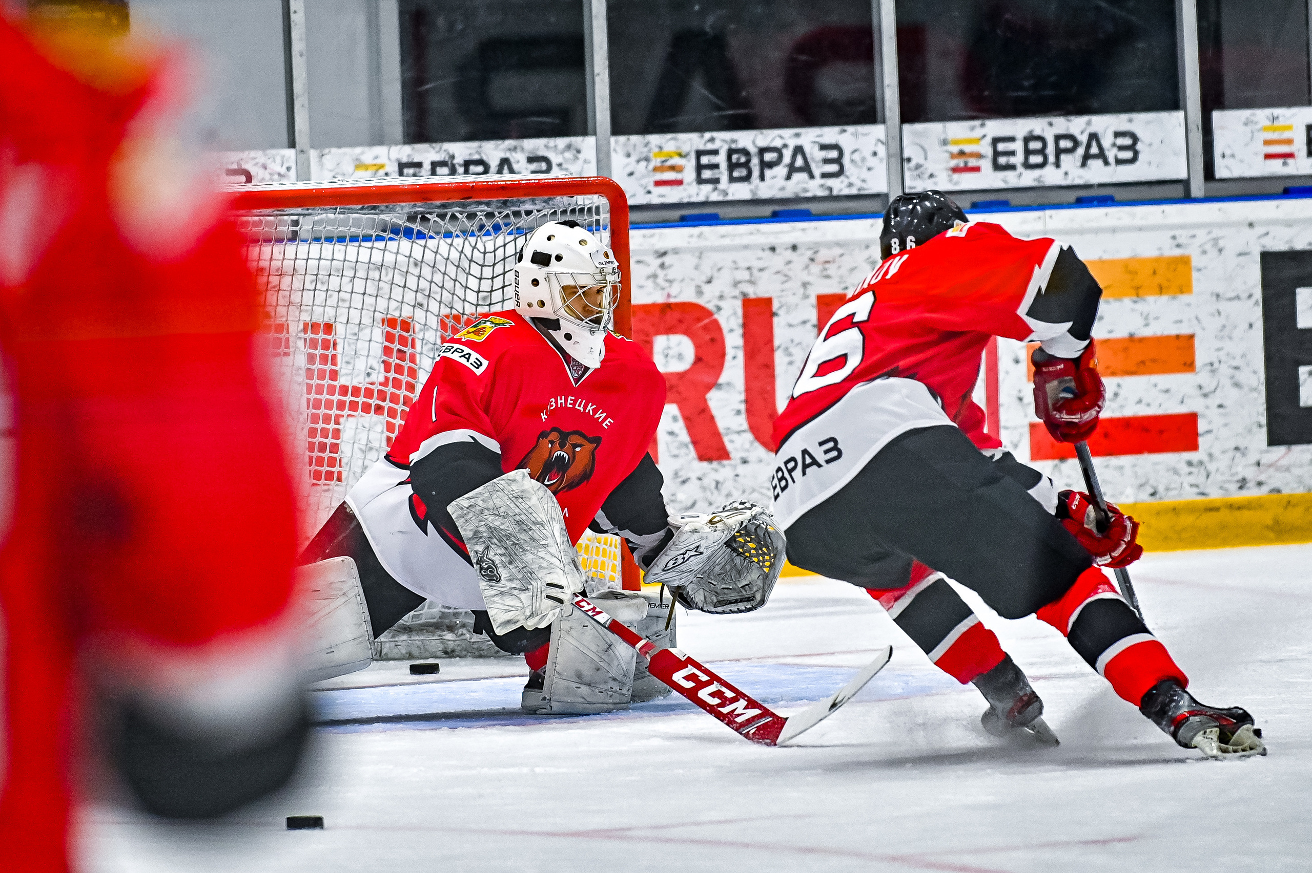 «Кузнецкие Медведи» — «Ладья» 08.01.2023. Репортажный профессиональный фотограф-любитель