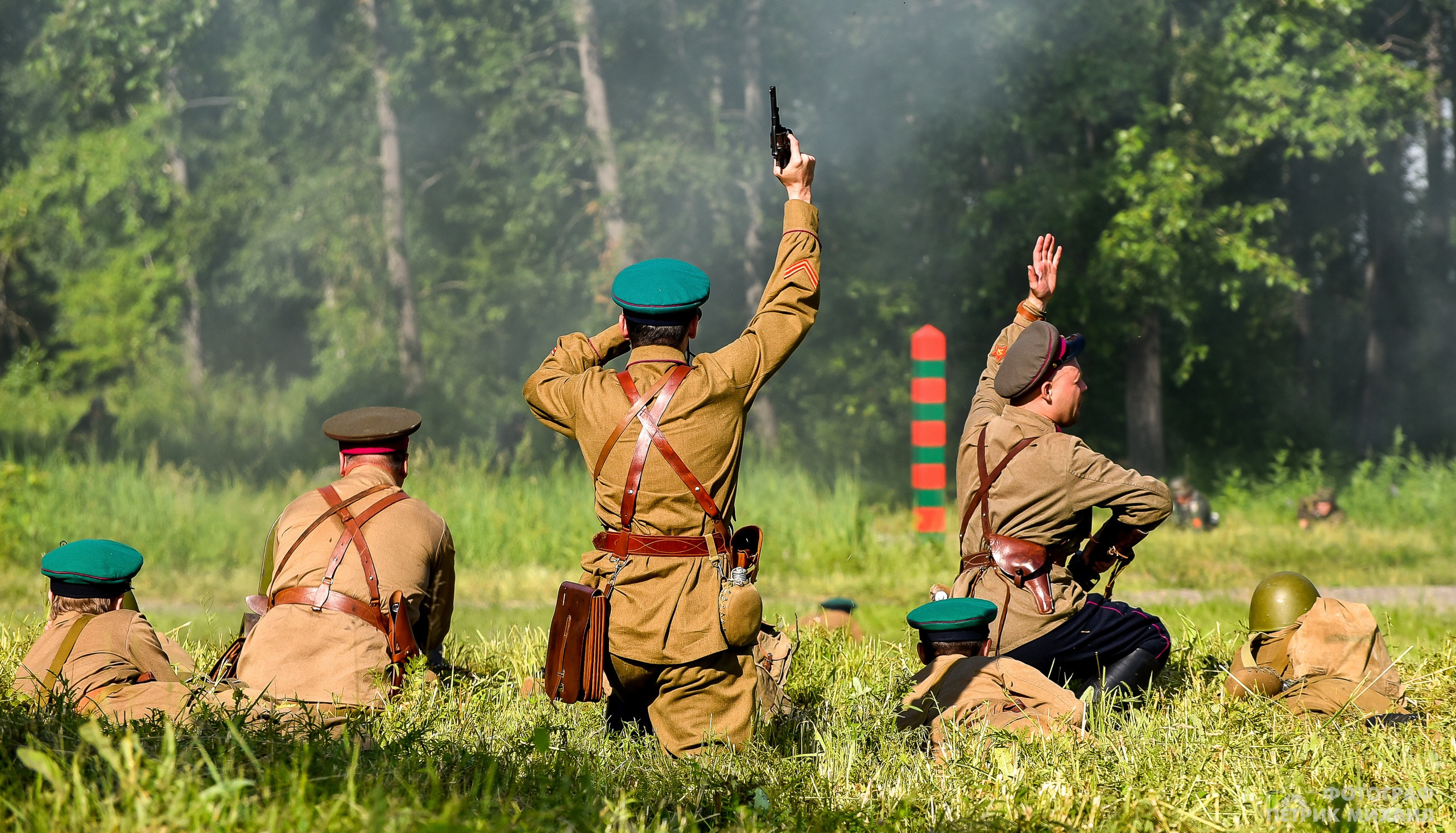 Реконструкция Нападение на погранзаставу 1941 год, 07.07.2019. Репортажный профессиональный фотограф-любитель