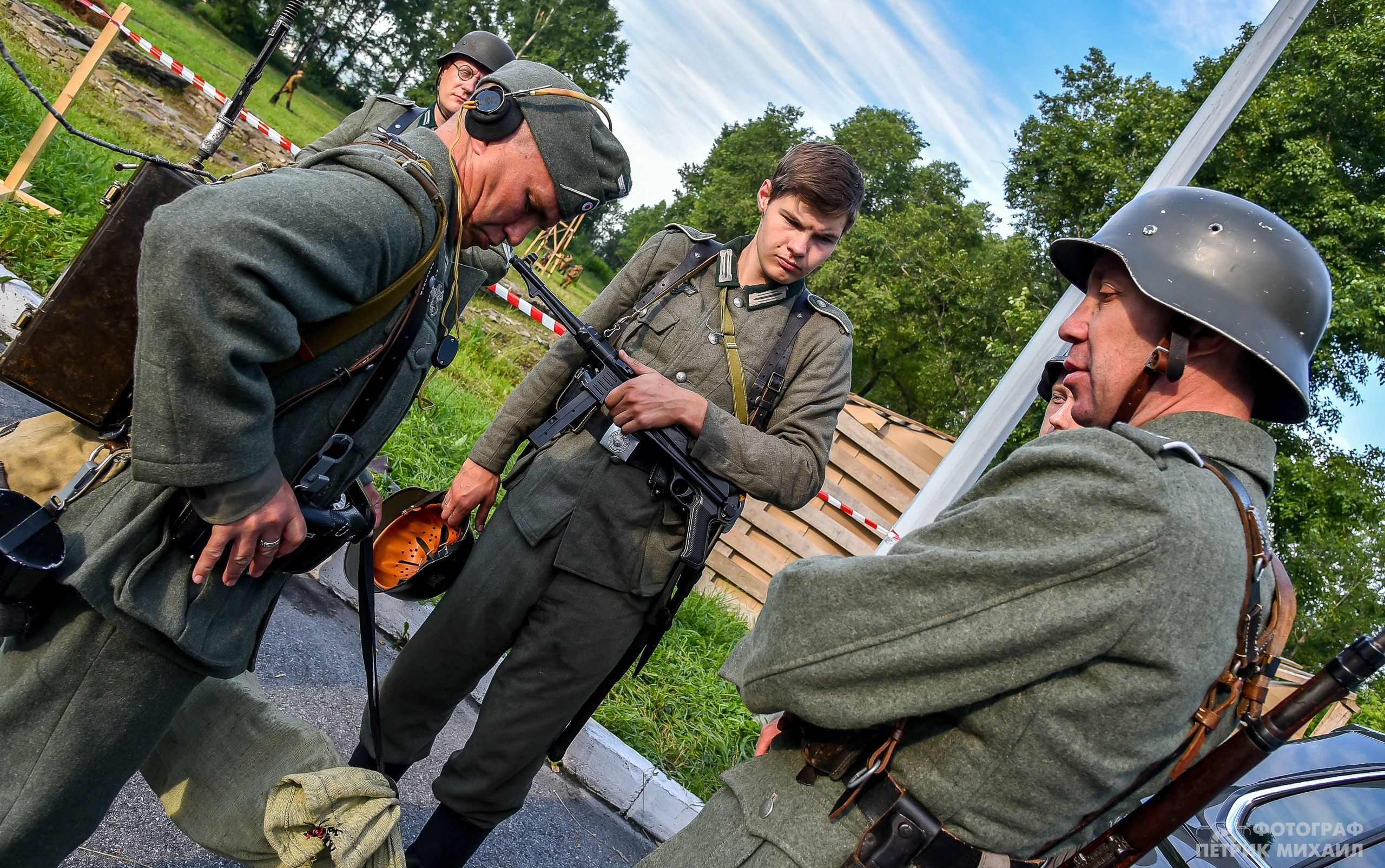 Реконструкция Нападение на погранзаставу 1941 год, 07.07.2019. Репортажный профессиональный фотограф-любитель