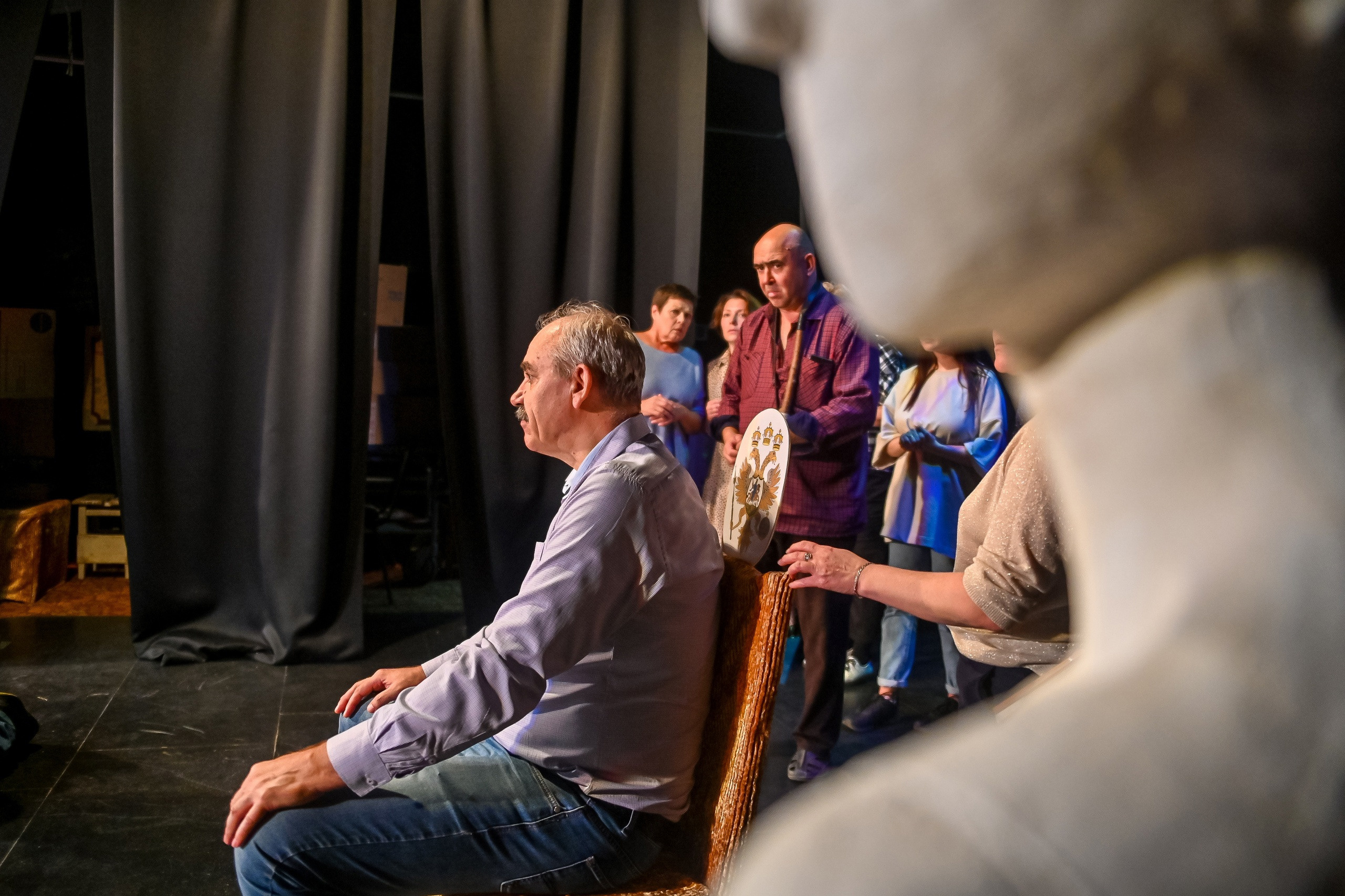 Репетиция «Шута Балакирева» театр Самолёт 27.09.2022. Репортажный профессиональный фотограф-любитель