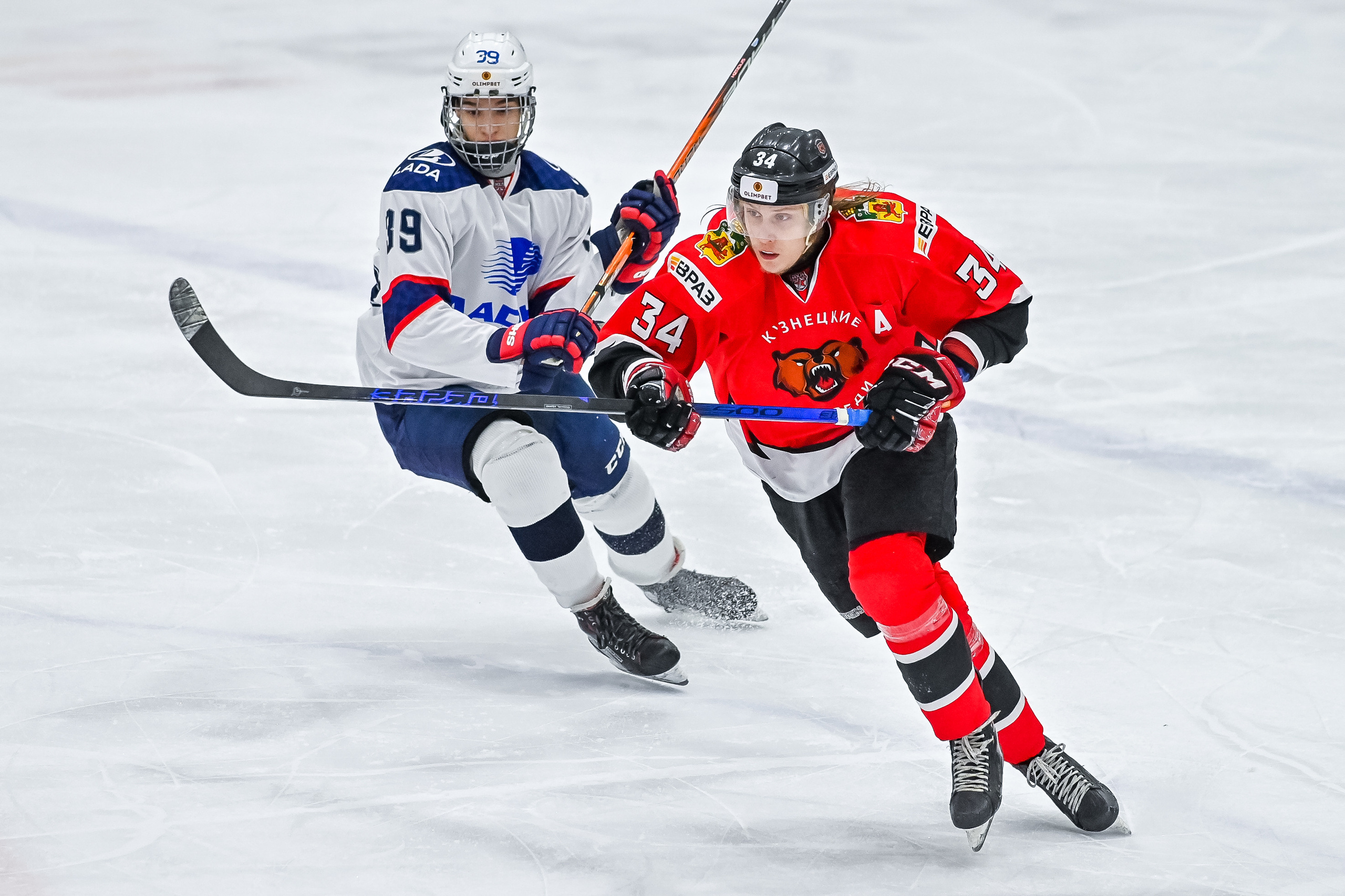 «Кузнецкие Медведи» — «Ладья» 08.01.2023. Репортажный профессиональный фотограф-любитель