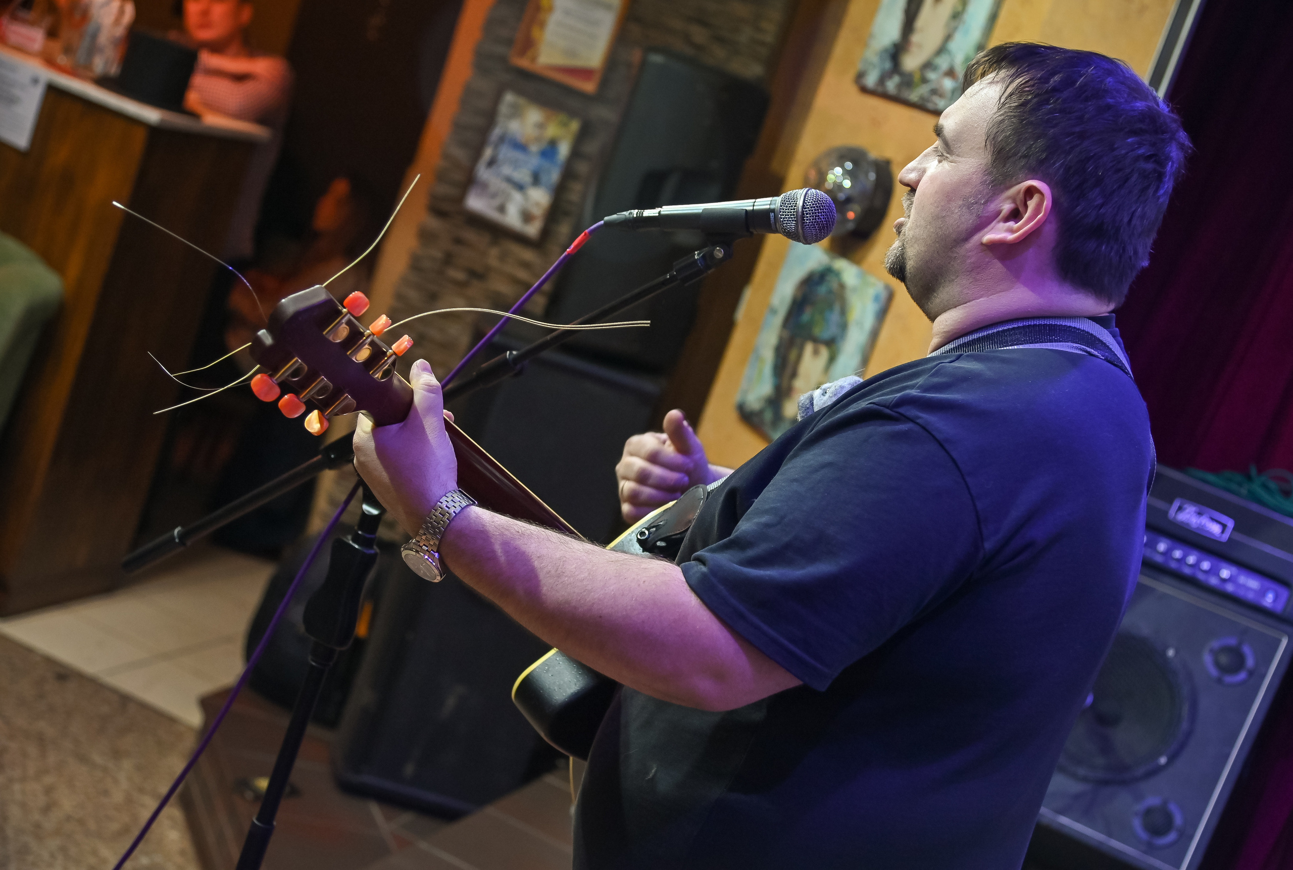 Творческий вечер Михаила Гребенникова в РКС «БАZА 24». Репортажный профессиональный фотограф-любитель