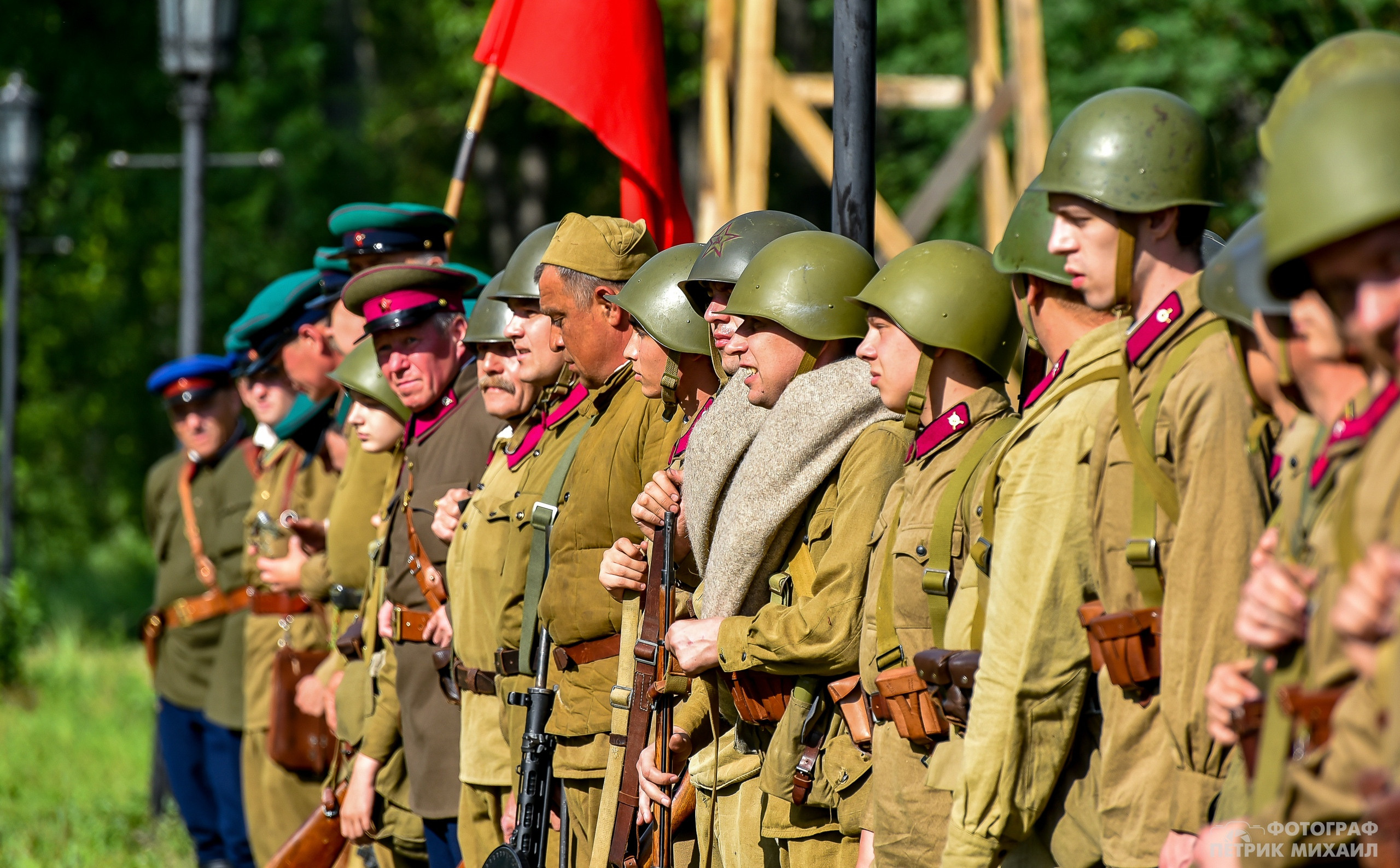 Реконструкция Нападение на погранзаставу 1941 год, 07.07.2019. Репортажный профессиональный фотограф-любитель