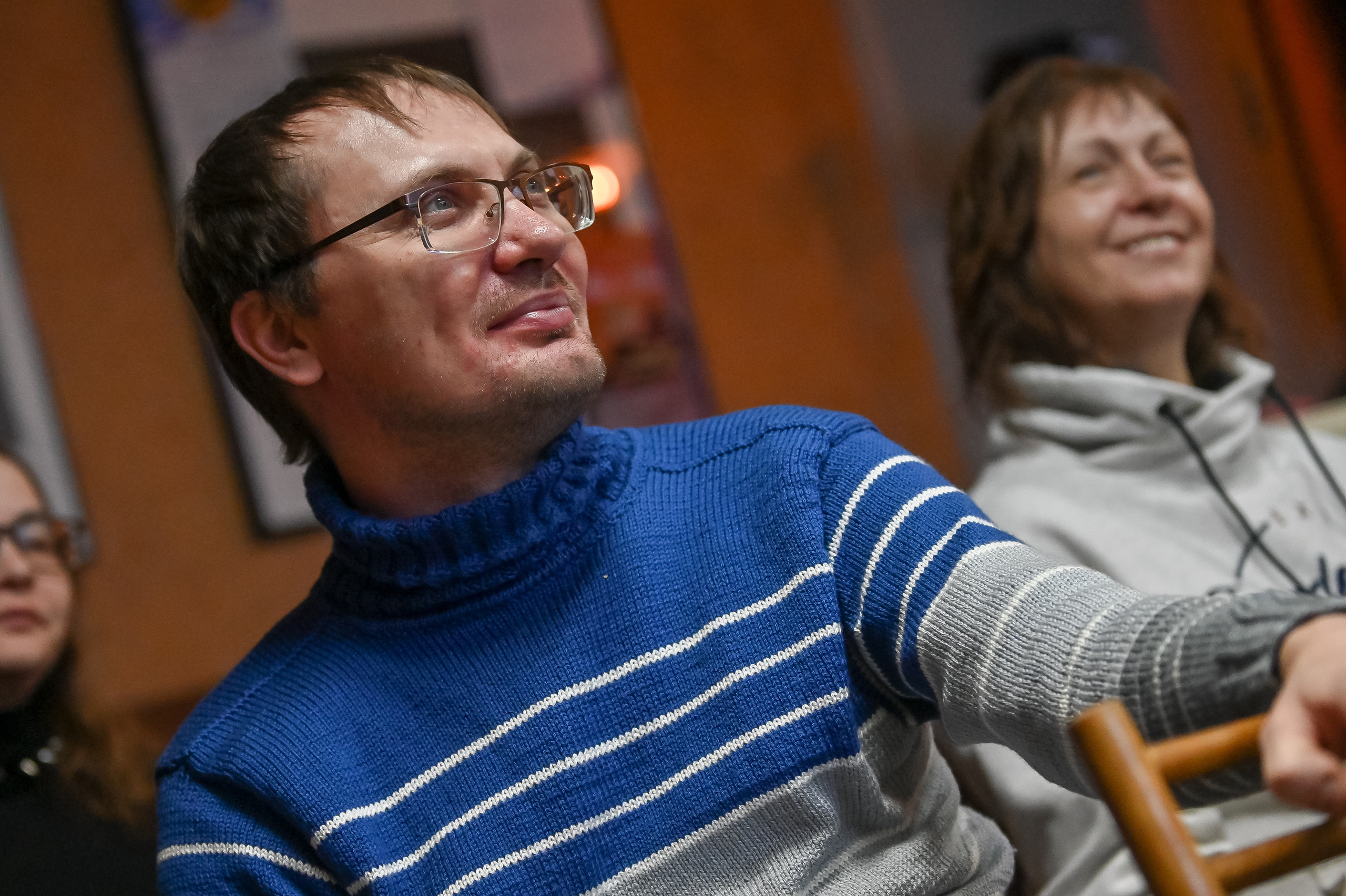 Творческий вечер Михаила Гребенникова в РКС «БАZА 24». Репортажный профессиональный фотограф-любитель