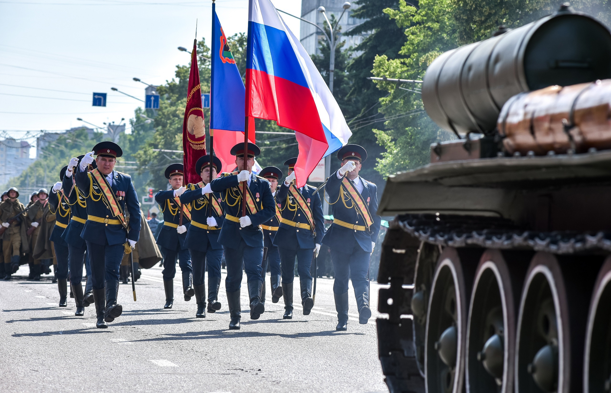 Парад Победы в Новокузнецке 24.06.2020. Репортажный профессиональный фотограф-любитель