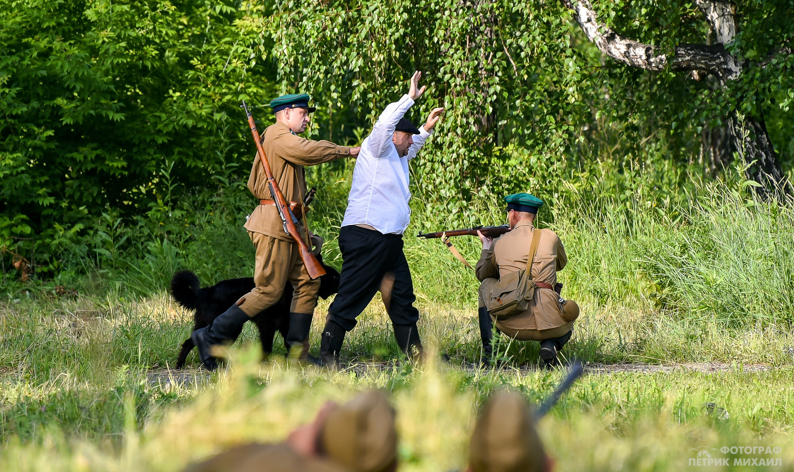 Реконструкция Нападение на погранзаставу 1941 год, 07.07.2019. Репортажный профессиональный фотограф-любитель