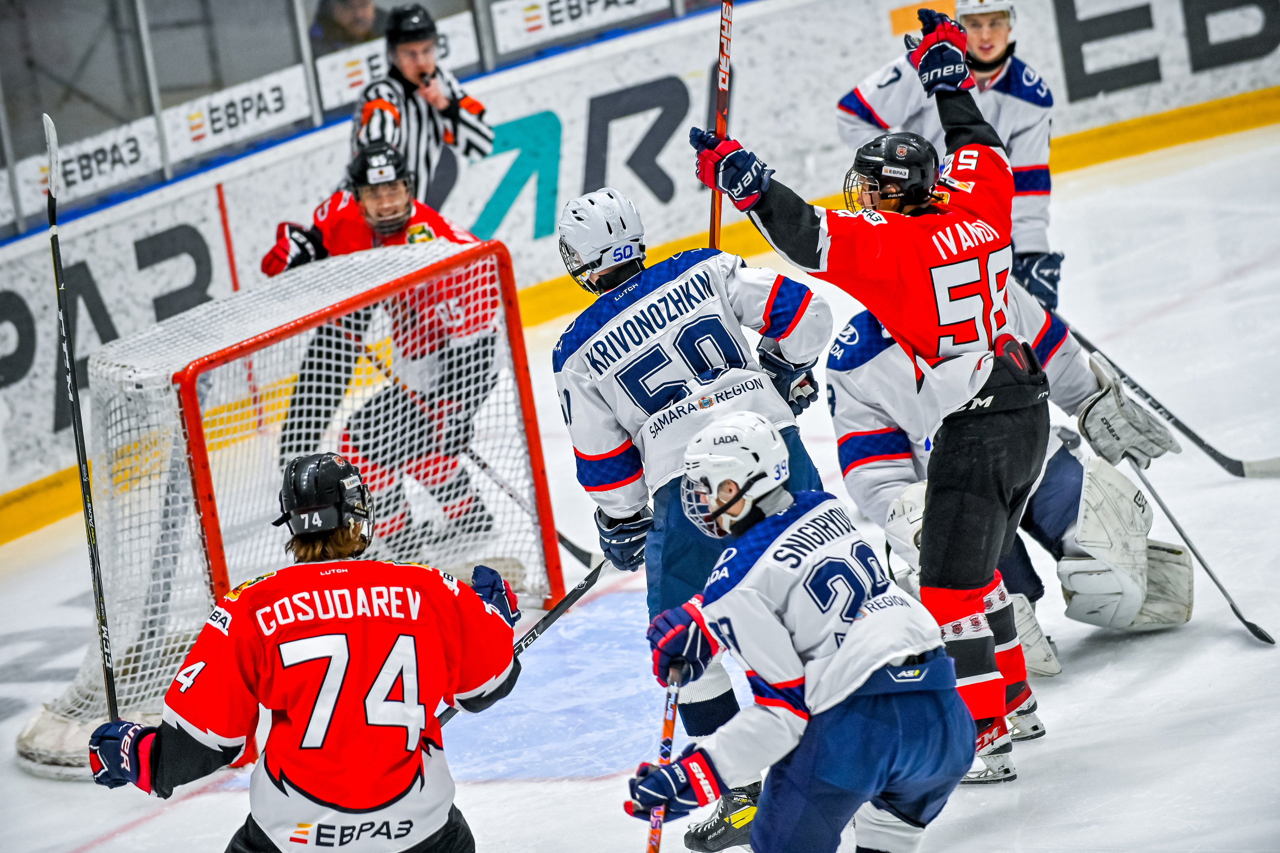«Кузнецкие Медведи» — «Ладья» 06.01.2023. Репортажный профессиональный фотограф-любитель