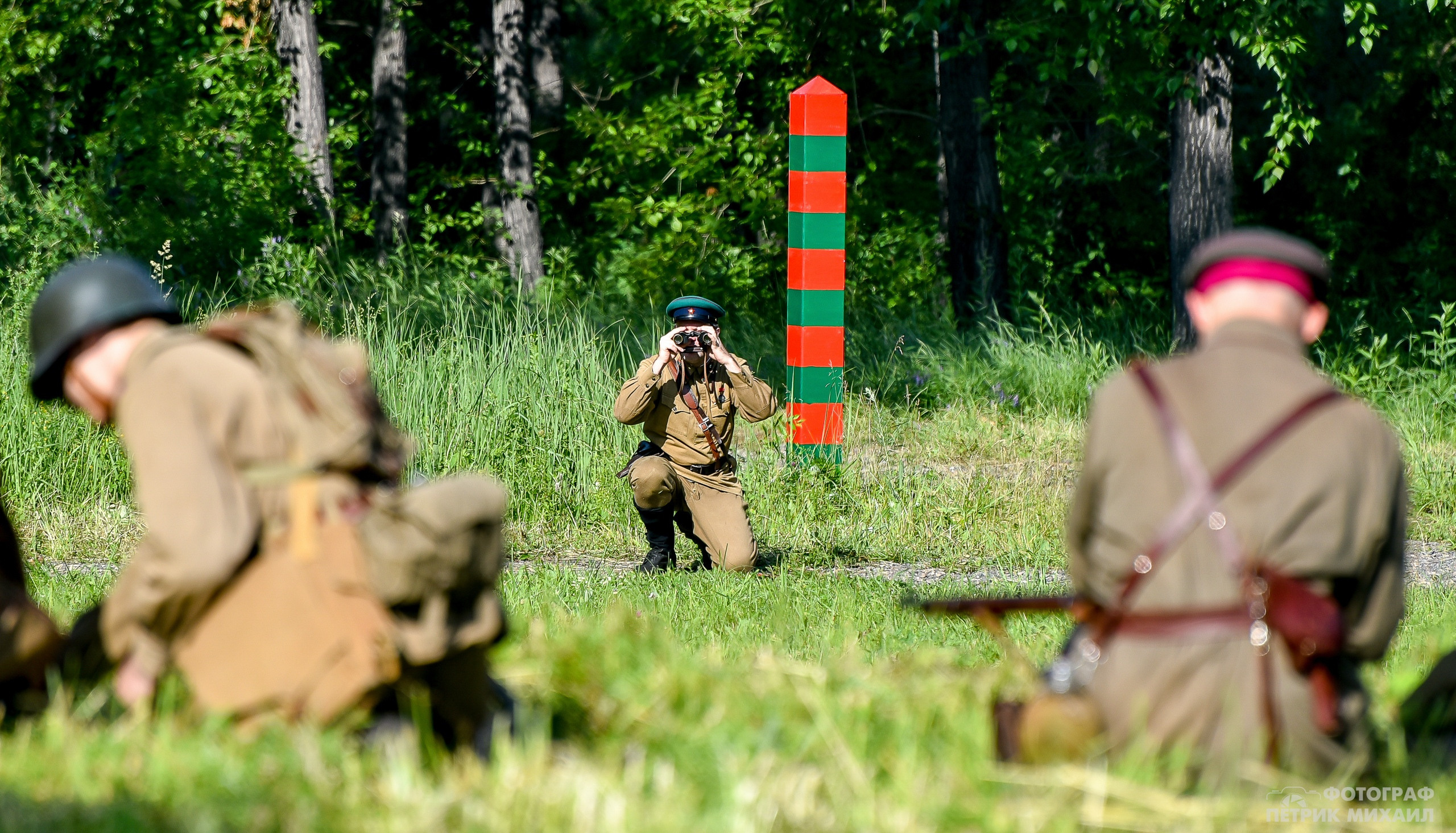 Реконструкция Нападение на погранзаставу 1941 год, 07.07.2019. Репортажный профессиональный фотограф-любитель