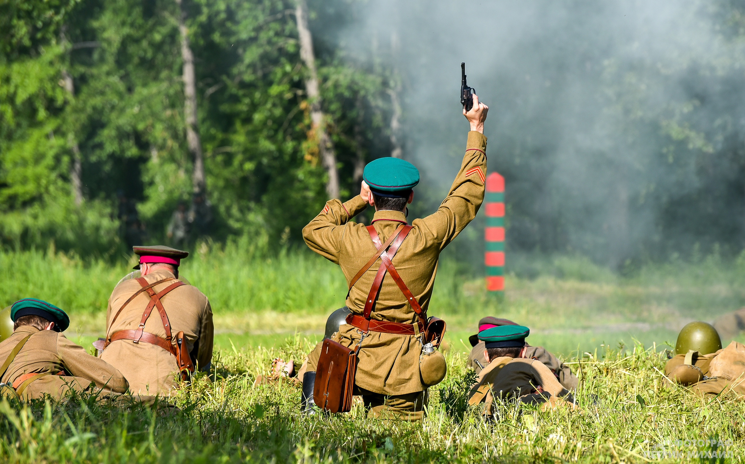 Реконструкция Нападение на погранзаставу 1941 год, 07.07.2019. Репортажный профессиональный фотограф-любитель