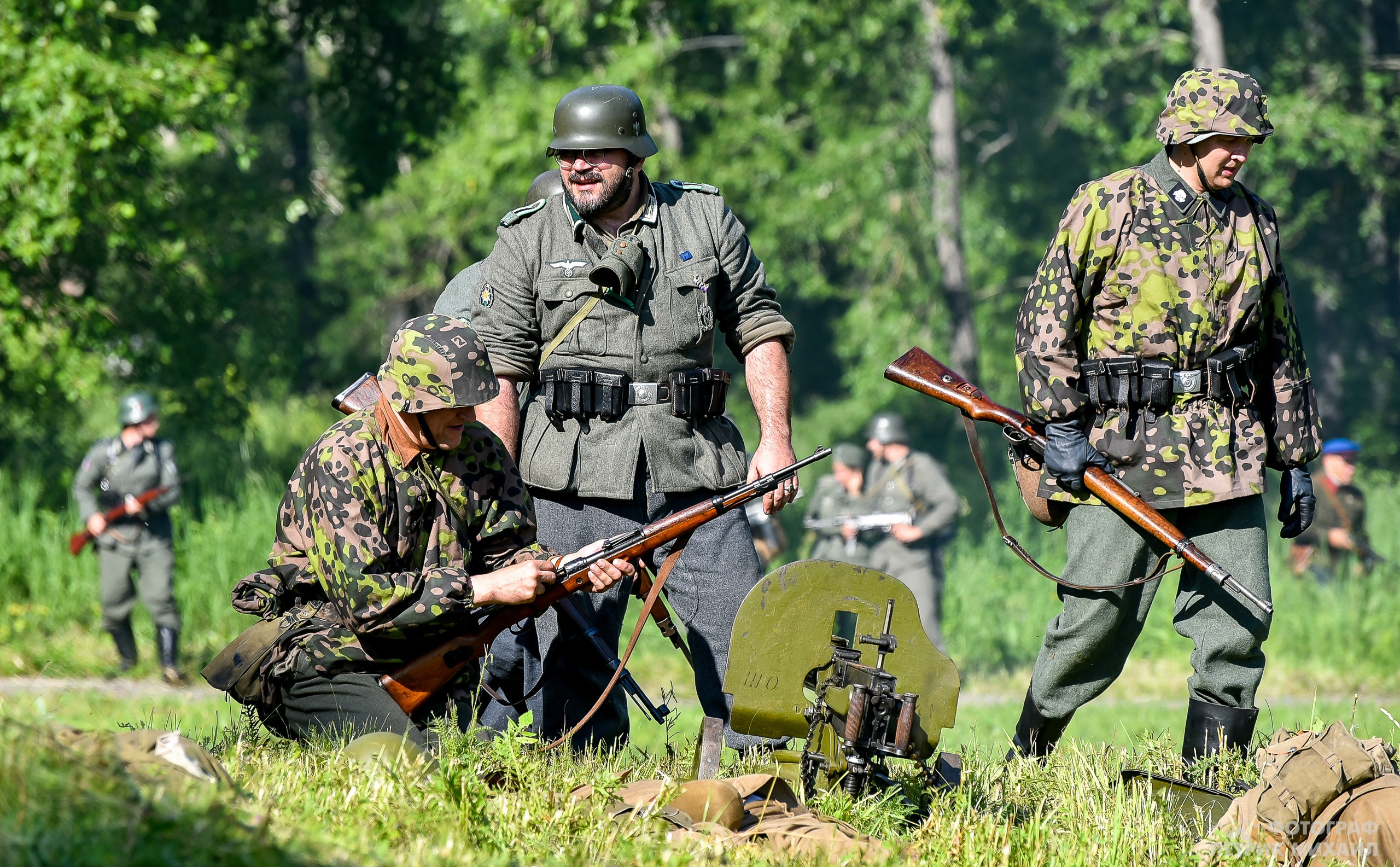 Реконструкция Нападение на погранзаставу 1941 год, 07.07.2019. Репортажный профессиональный фотограф-любитель