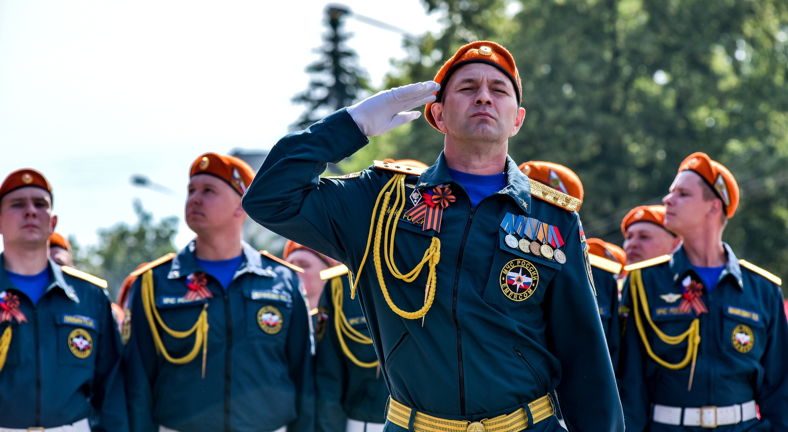 Парад Победы в Новокузнецке 24.06.2020. Репортажный профессиональный фотограф-любитель