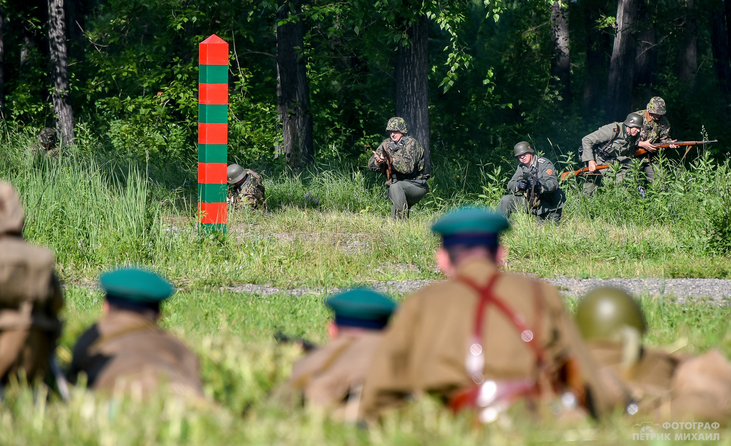 Реконструкция Нападение на погранзаставу 1941 год, 07.07.2019. Репортажный профессиональный фотограф-любитель