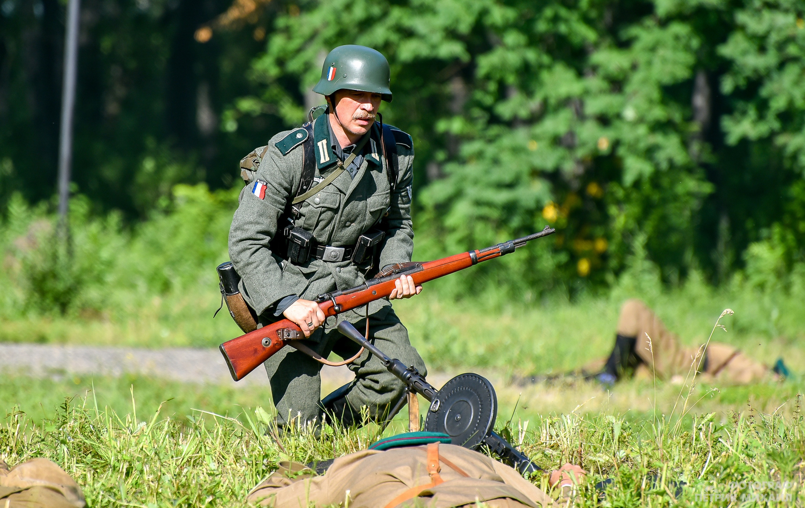 Реконструкция Нападение на погранзаставу 1941 год, 07.07.2019. Репортажный профессиональный фотограф-любитель