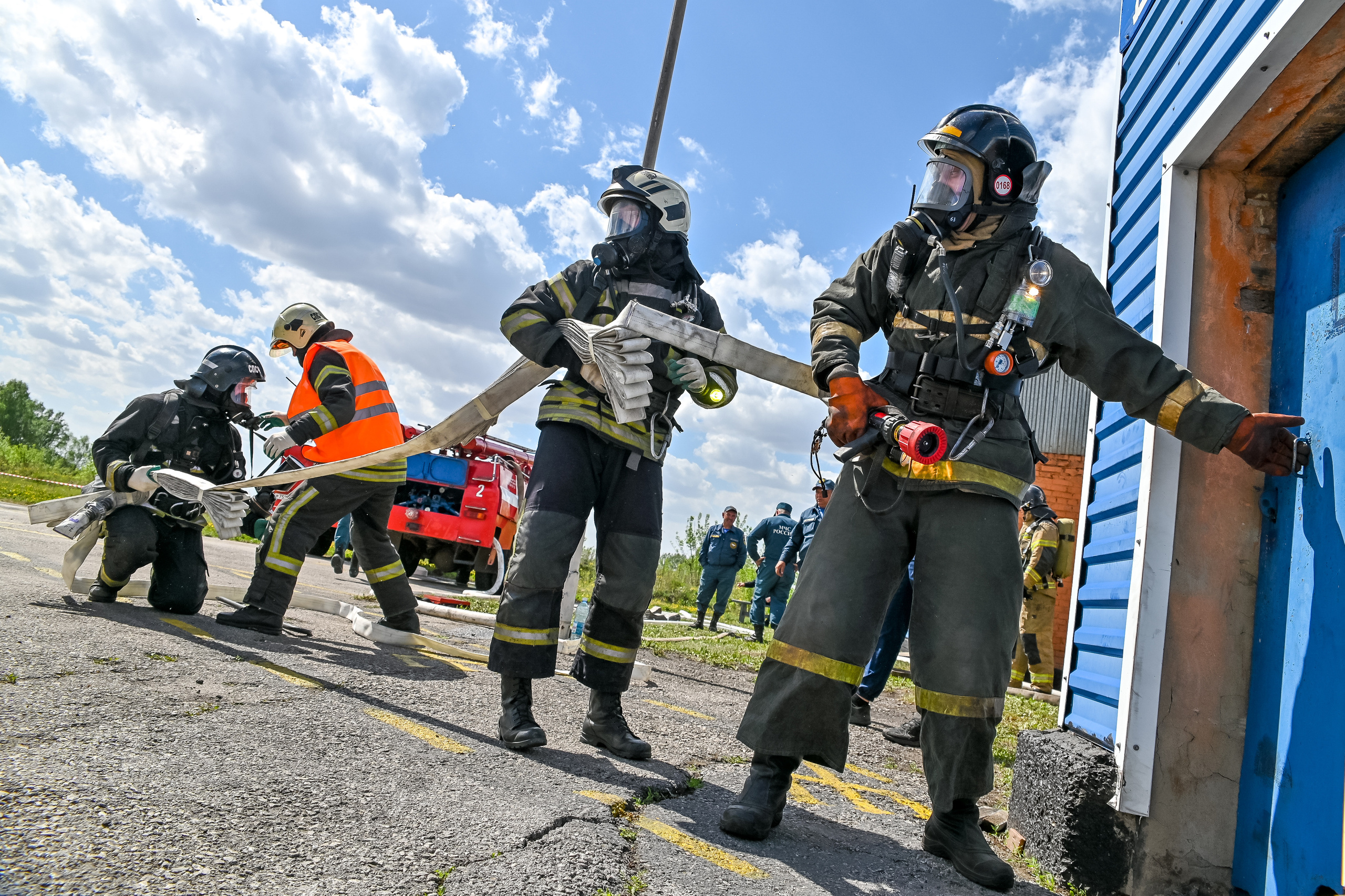 Соревнования газодымозащитников Кузбасса. Репортажный профессиональный фотограф-любитель