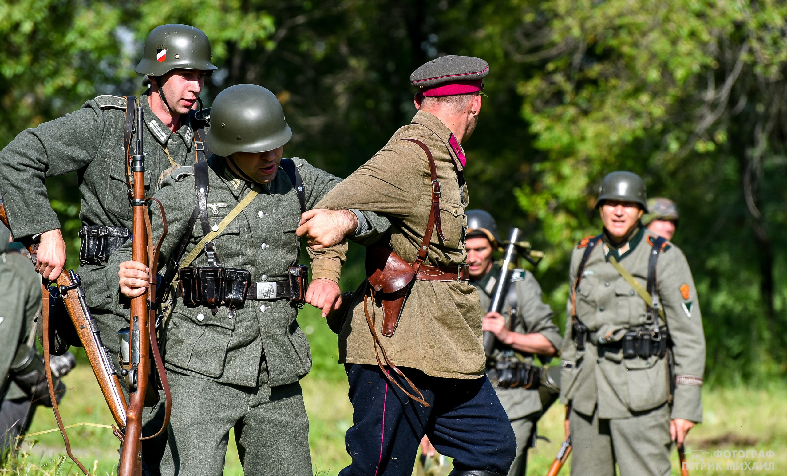 Реконструкция Нападение на погранзаставу 1941 год, 07.07.2019. Репортажный профессиональный фотограф-любитель