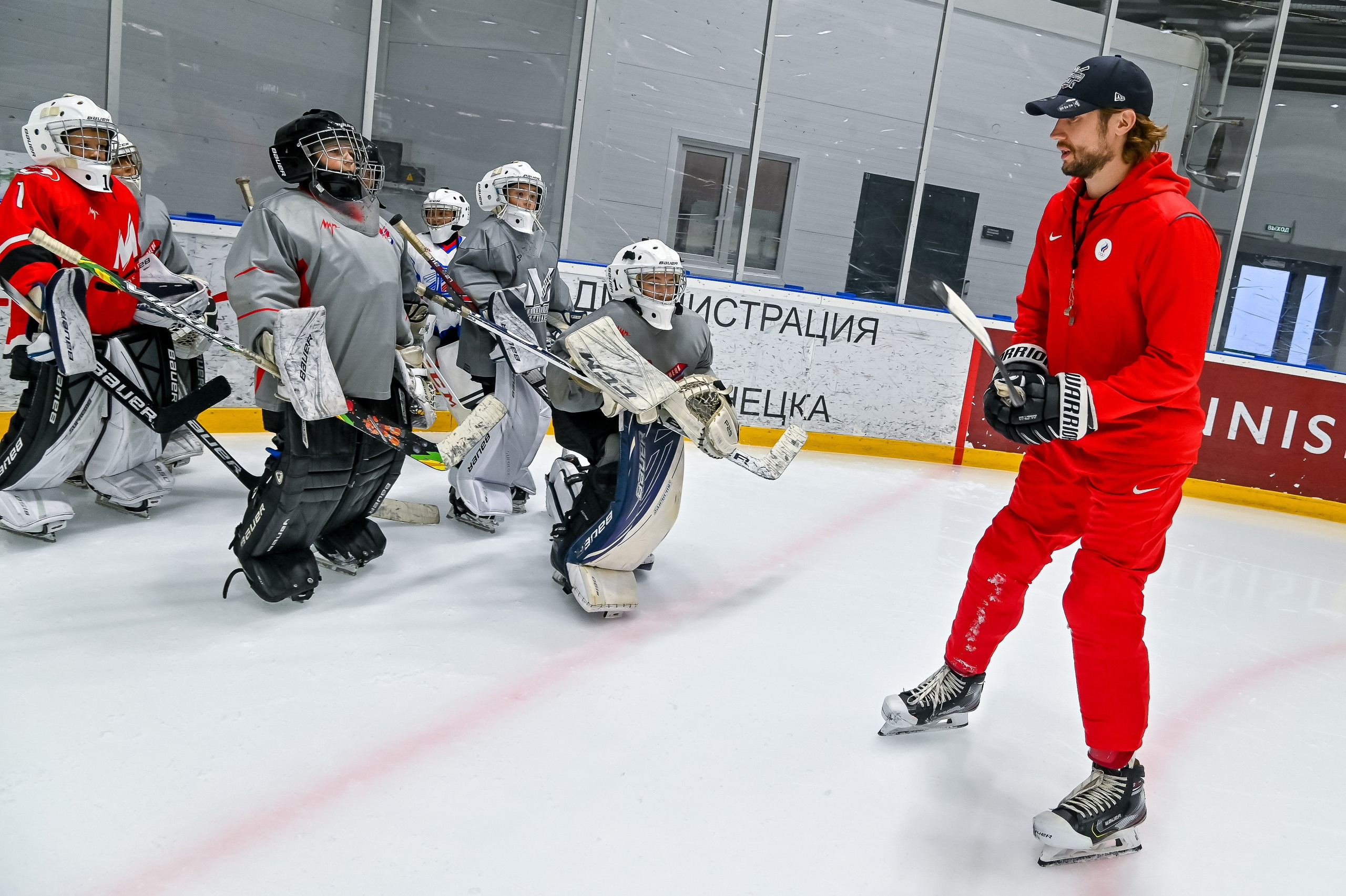 Мастер-класс Сергея Бобровского на «Кузнецком льду» 15.08.2021. Репортажный профессиональный фотограф-любитель