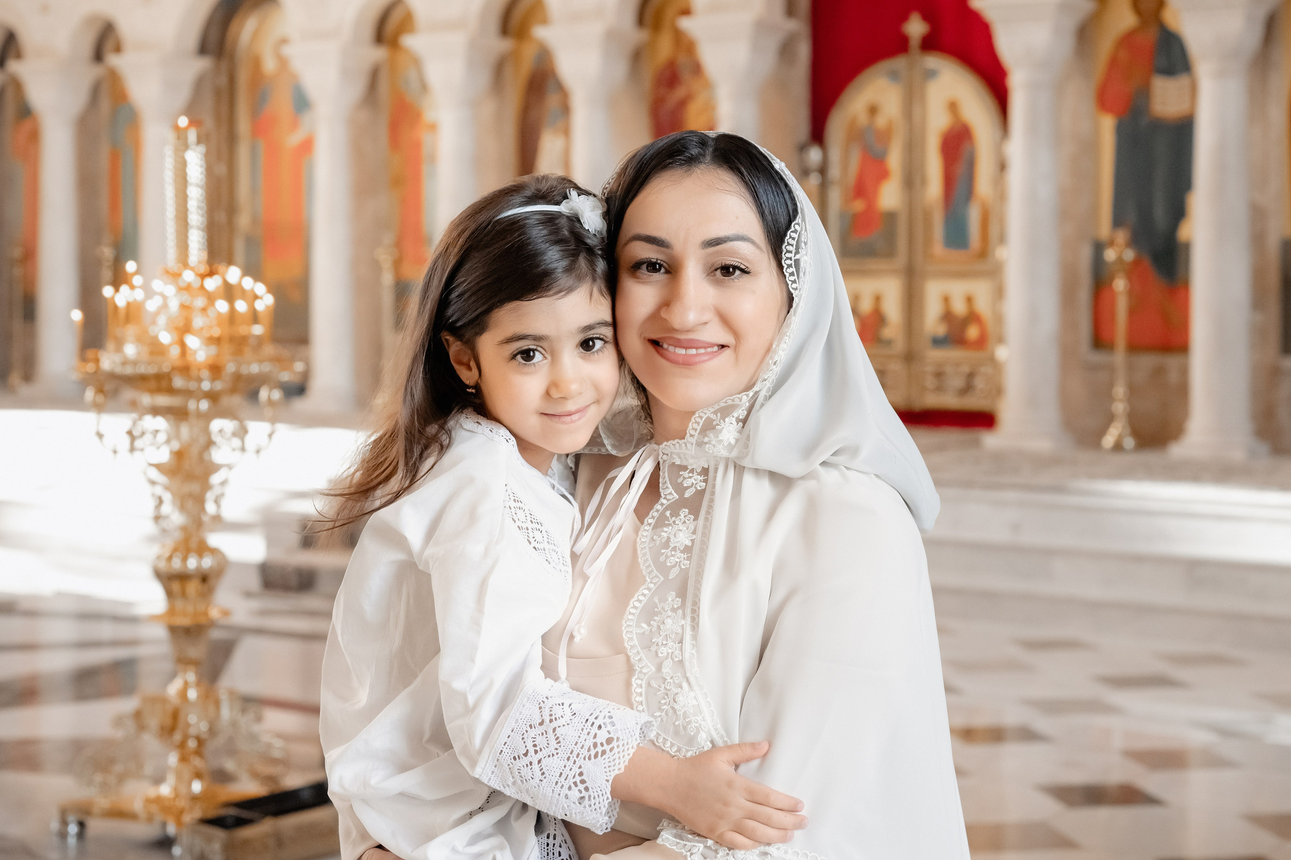 Храм Угрешского. Двойное крещение. Церковный фотограф на Таинство Крещения и Венчания в Оренбурге и Оренбургской области Екатерина Белкина