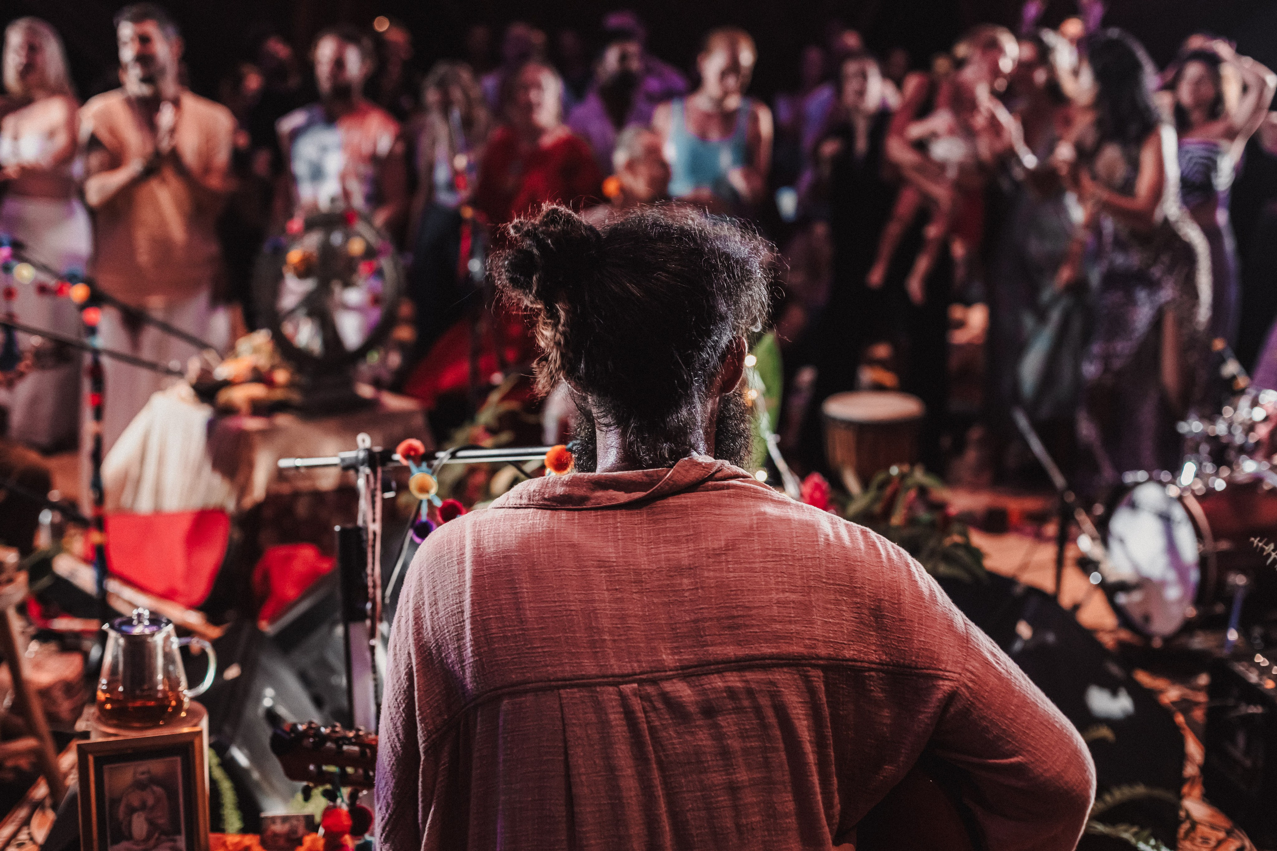 Hanuman Project kirtan at Alchemy march. Mariam Bagdasaryan