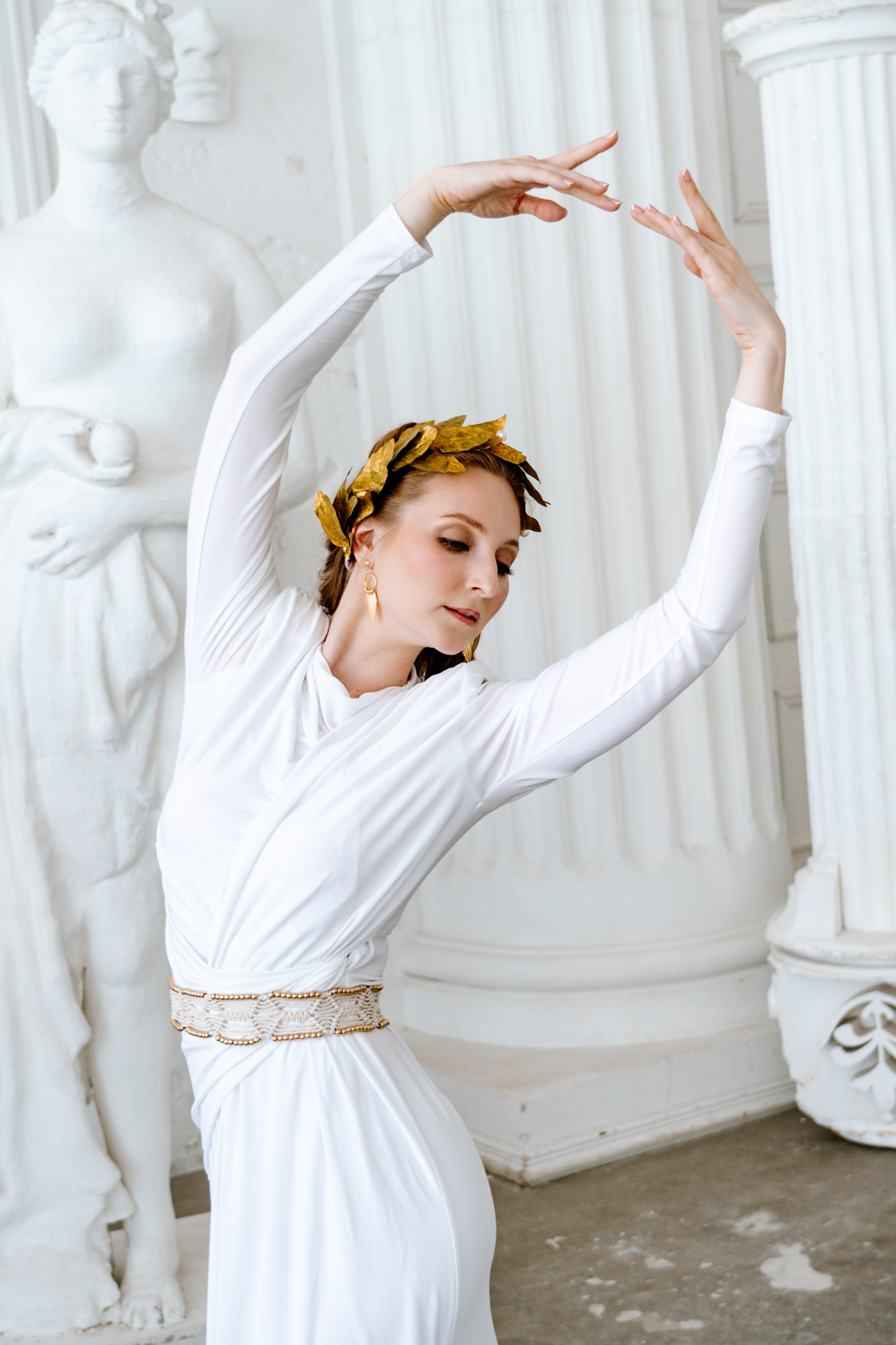 Греческая богиня Терпсихора. Легкая фотография