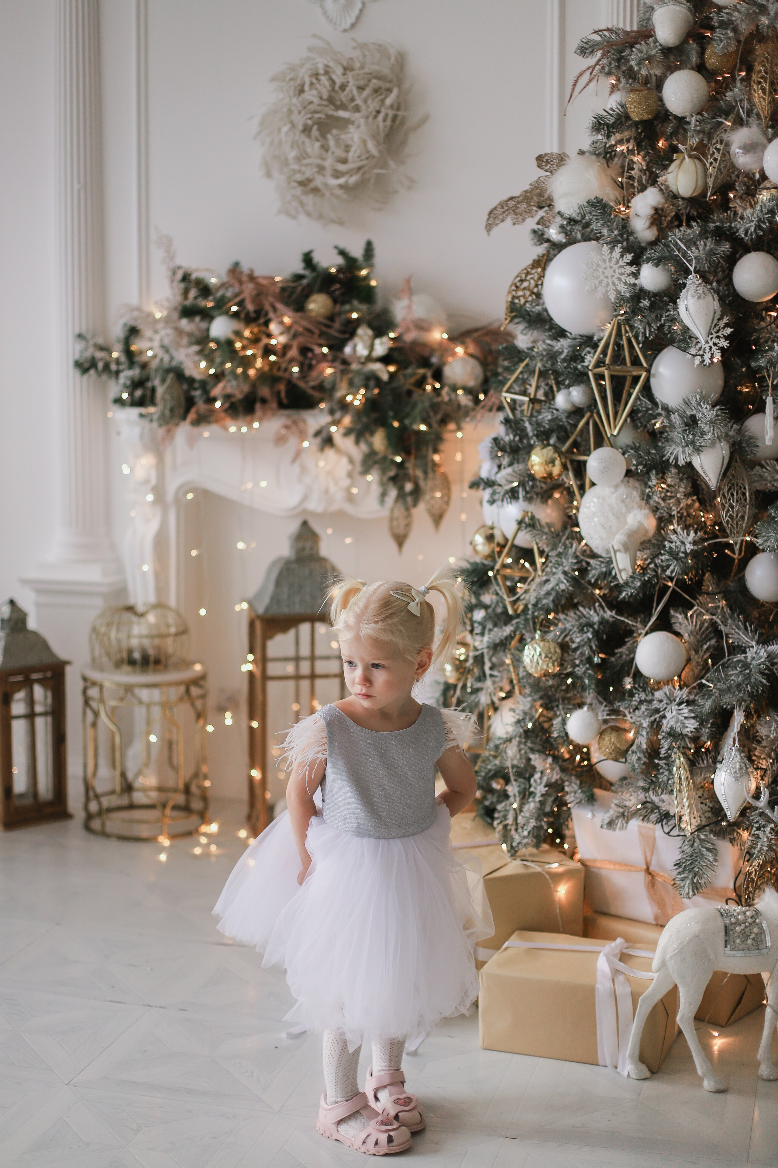 Новогодняя в студии Луна. Свадебный, семейный и детский фотограф в Люберцах Зайцева Анастасия