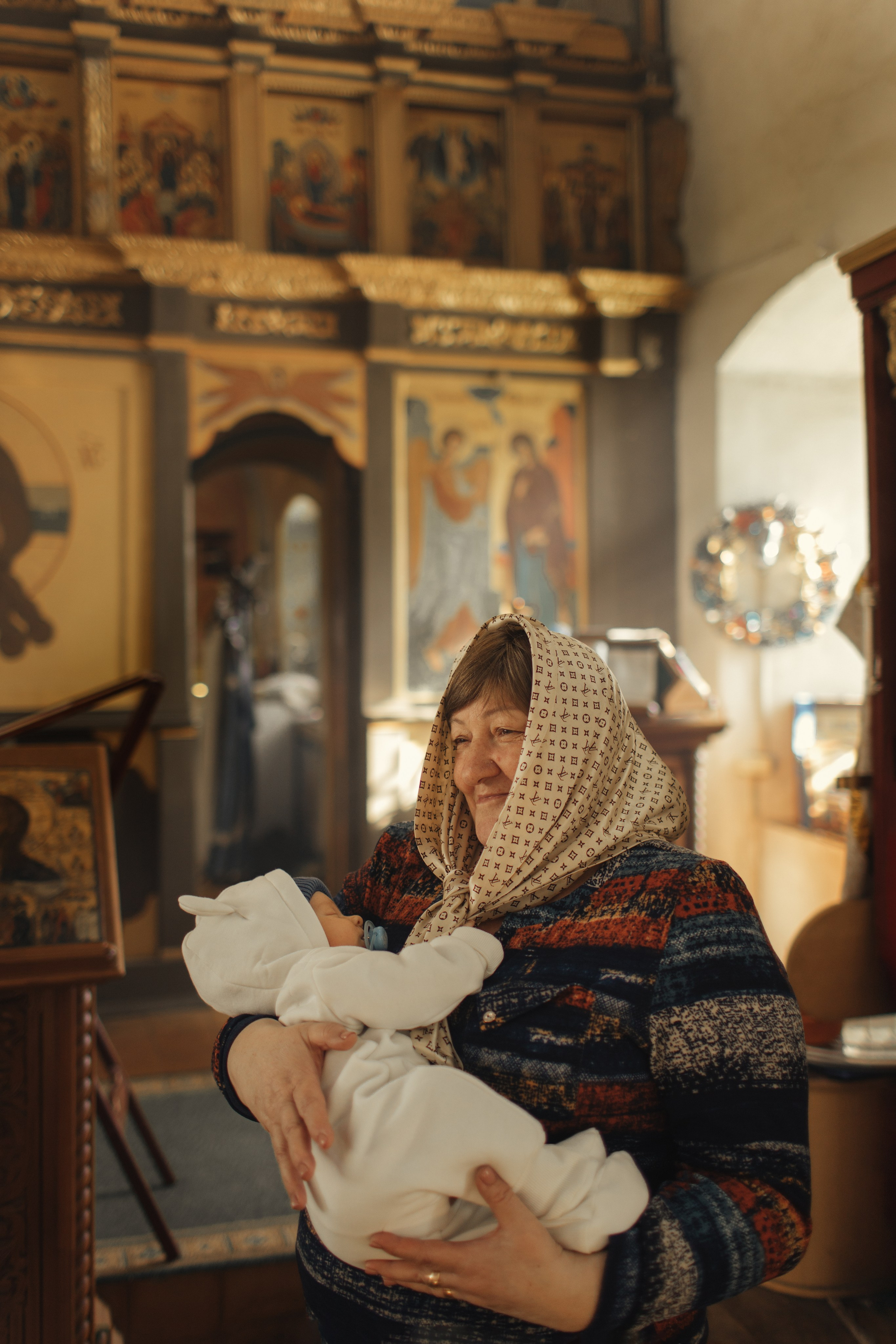 Крещение Льва, Благовещенская церковь в Прусово. Главная