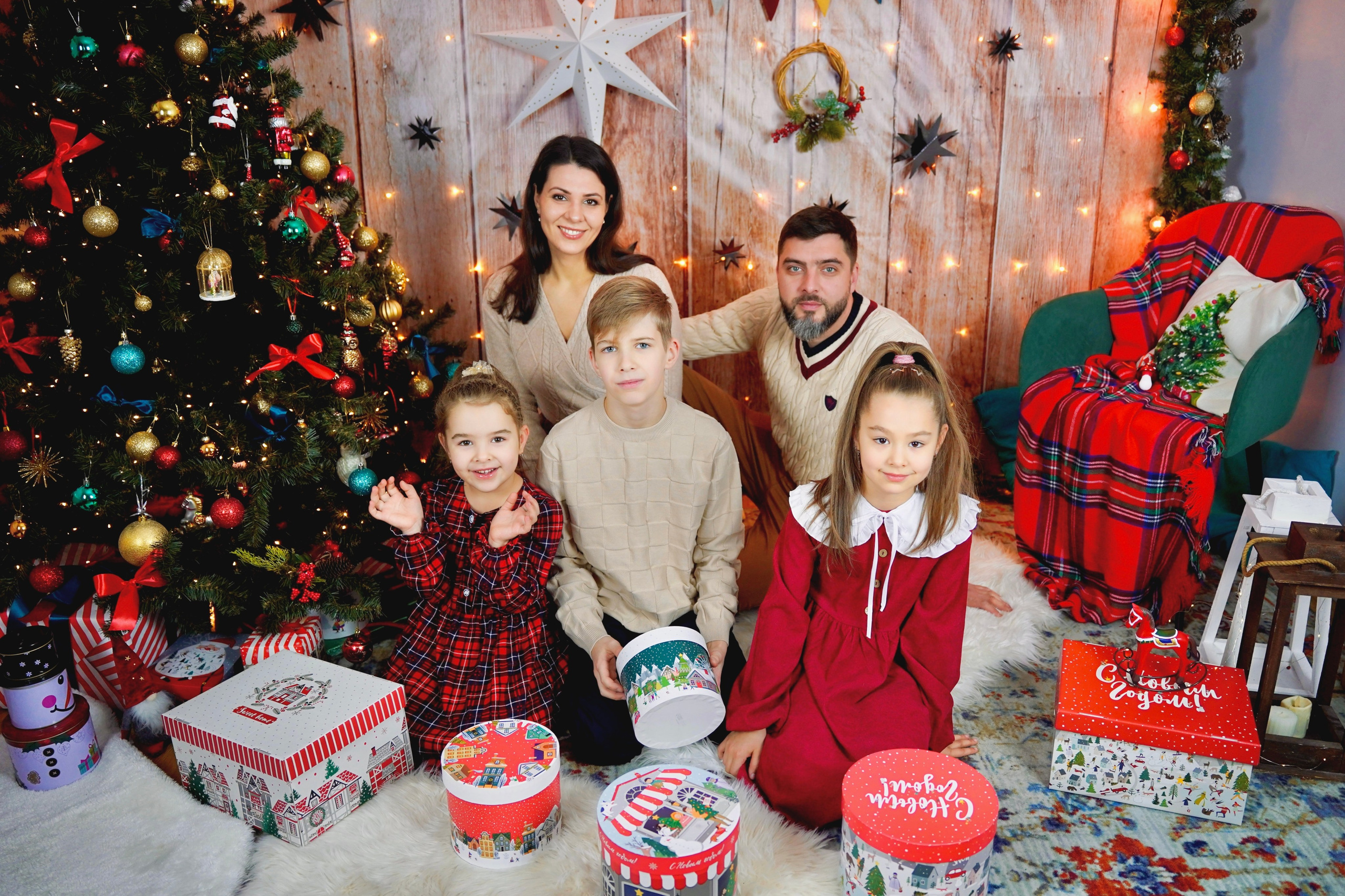 Новогодний фотопроект #2. Семейный и детский фотограф Александра Гвоздикова