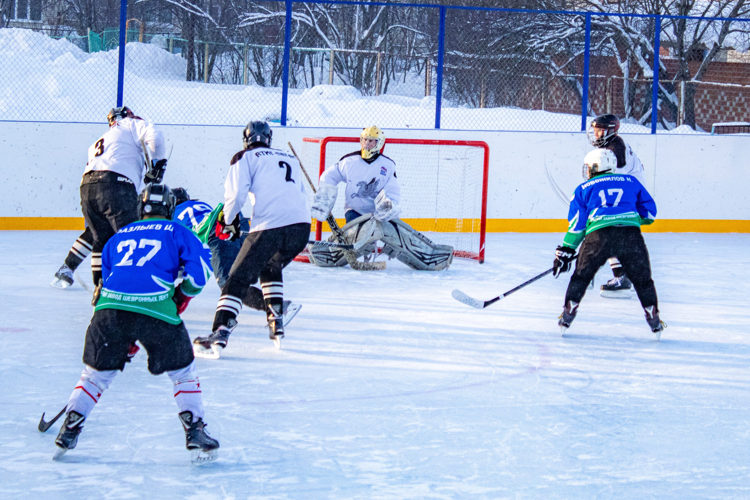 Хоккей г.п Атиг-г.п Дружинино