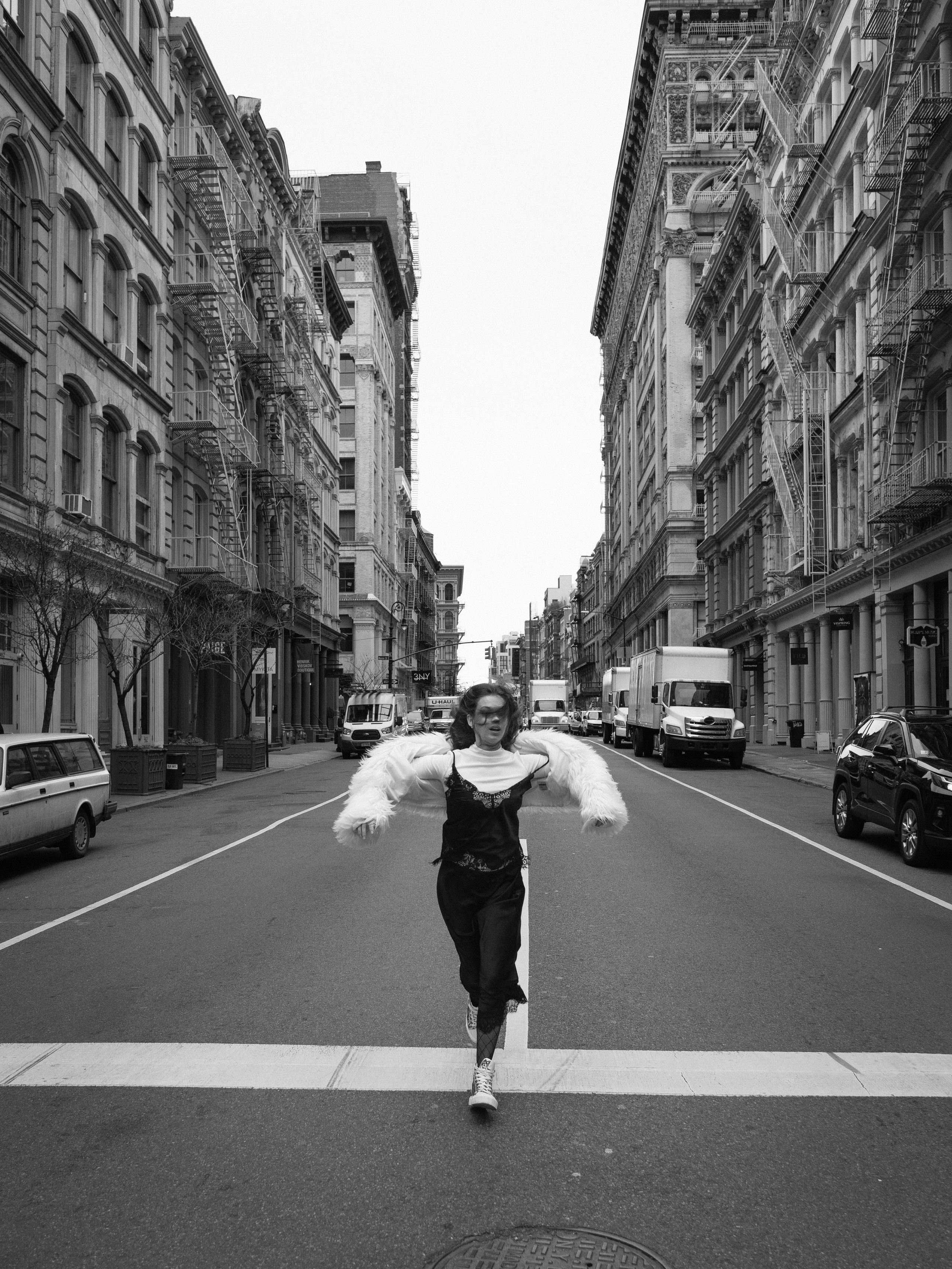 Street Photoshoot. Portrait and food photographer Sergei Sterling