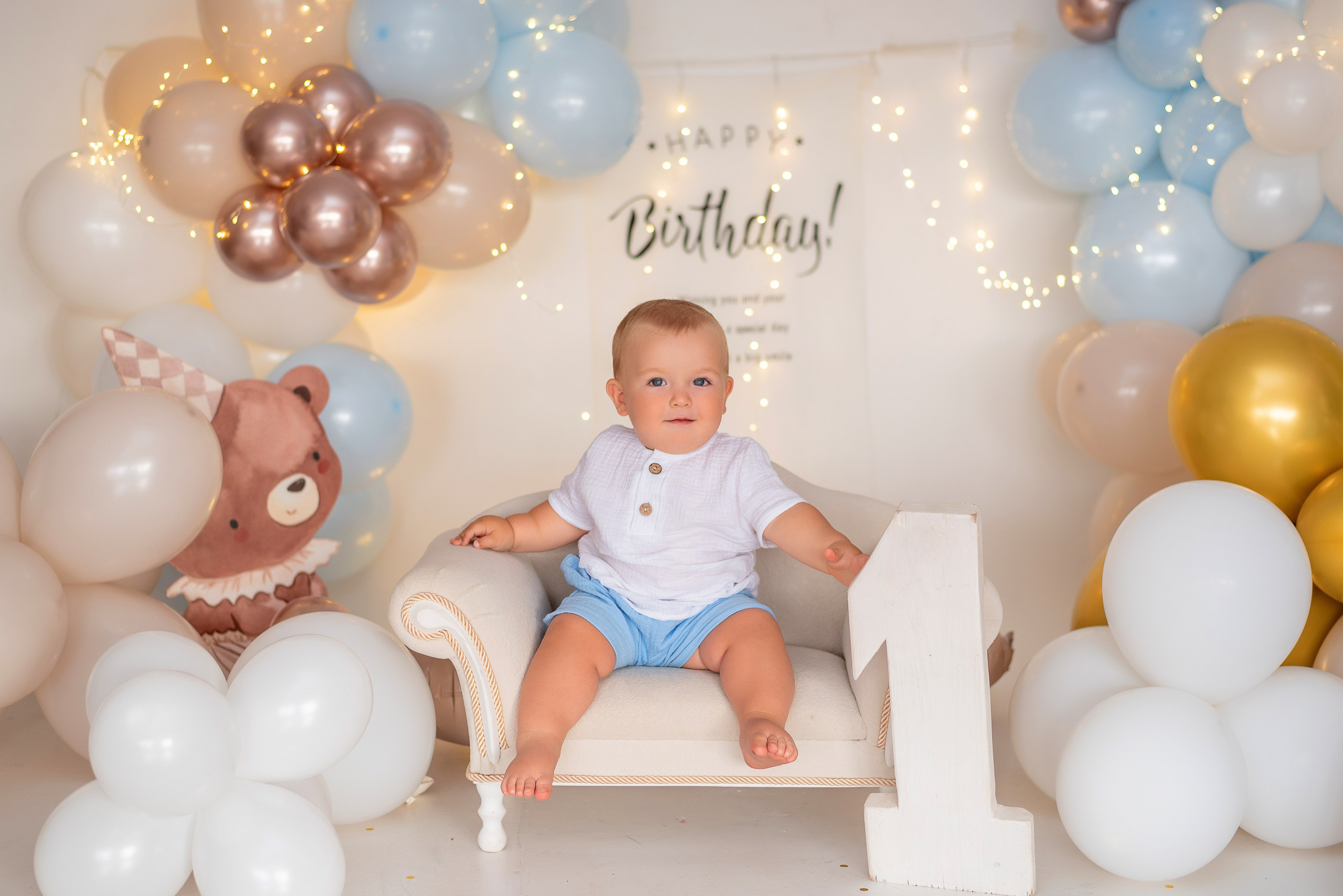 Фотосессия «Мне 1 годик». Свадебный и семейный фотограф в Крыму Elena Gavrik