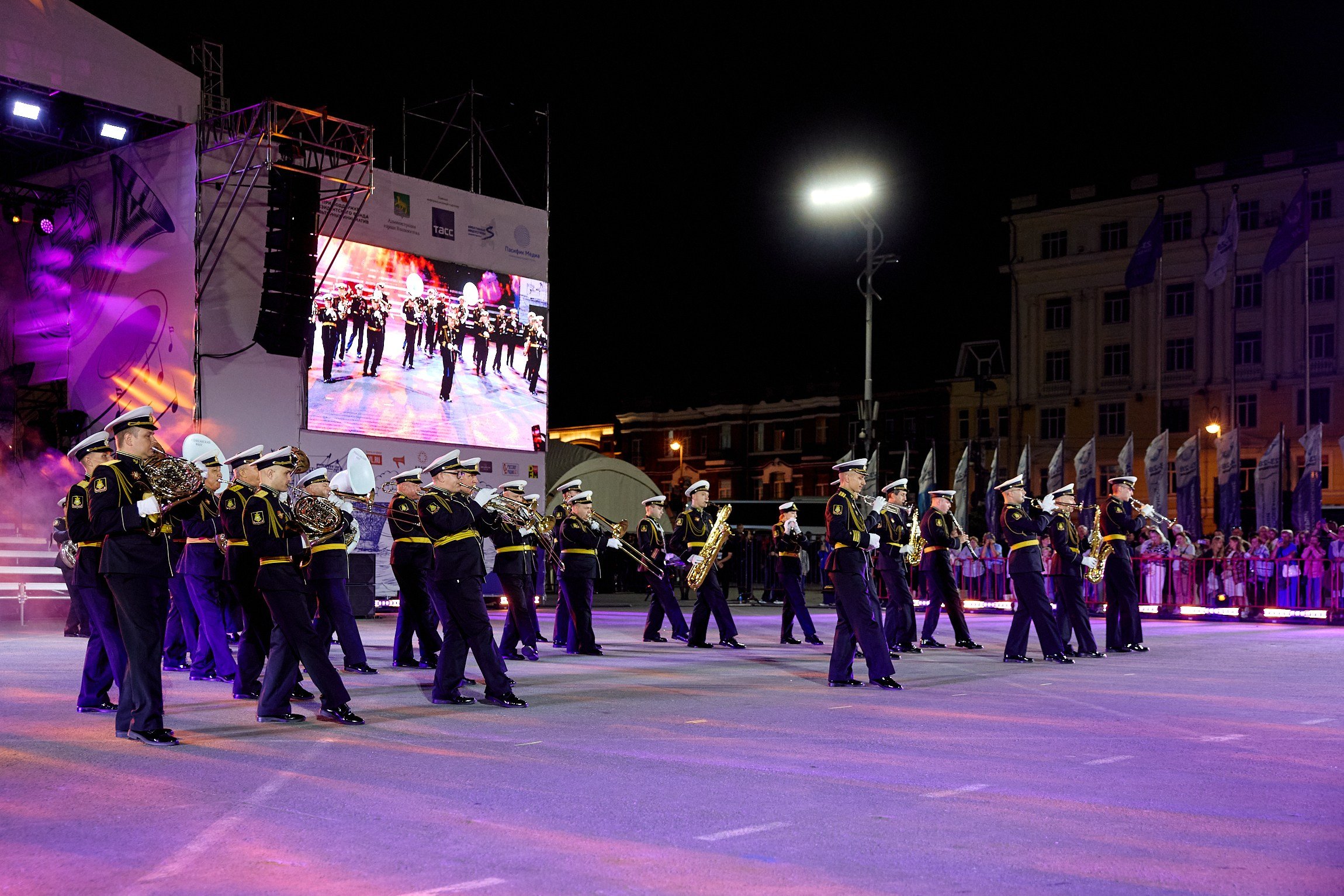 «Тихоокеанские марши» Плац-концерт