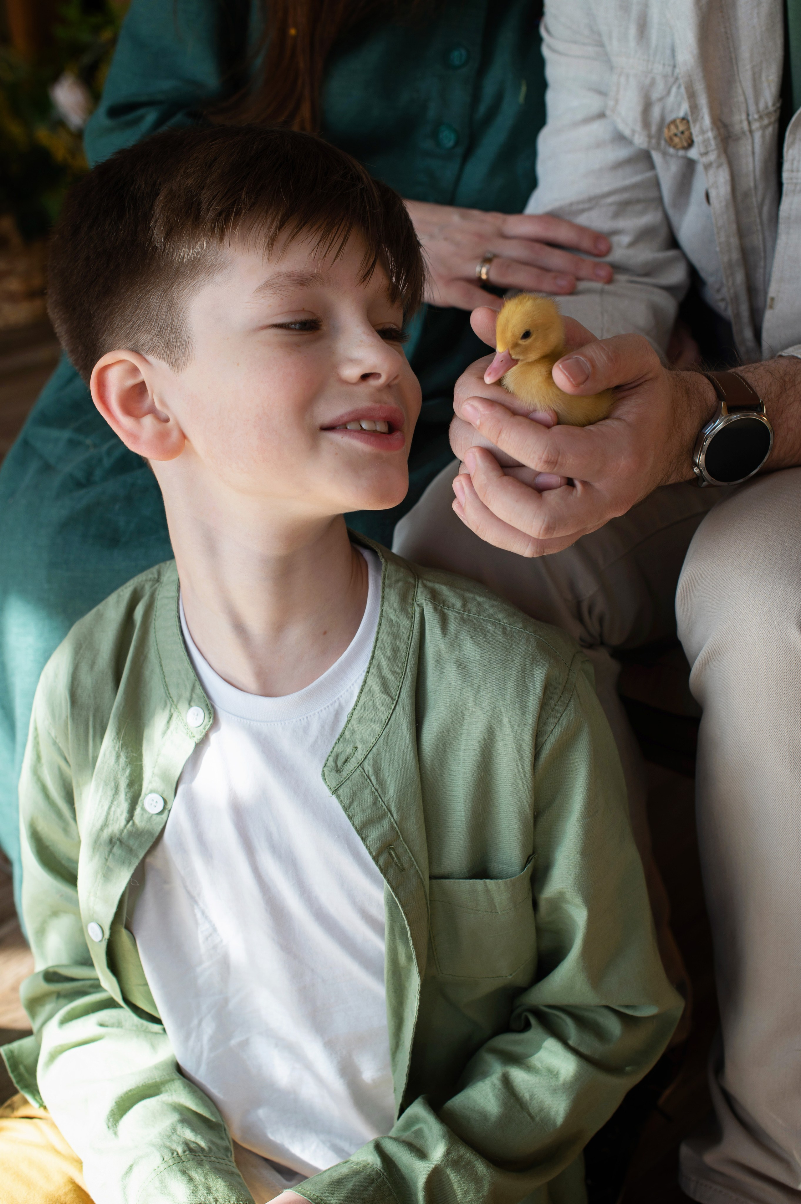 Уютная семейная съёмка в студии. Семейный и портретный фотограф Надежда Вылку
