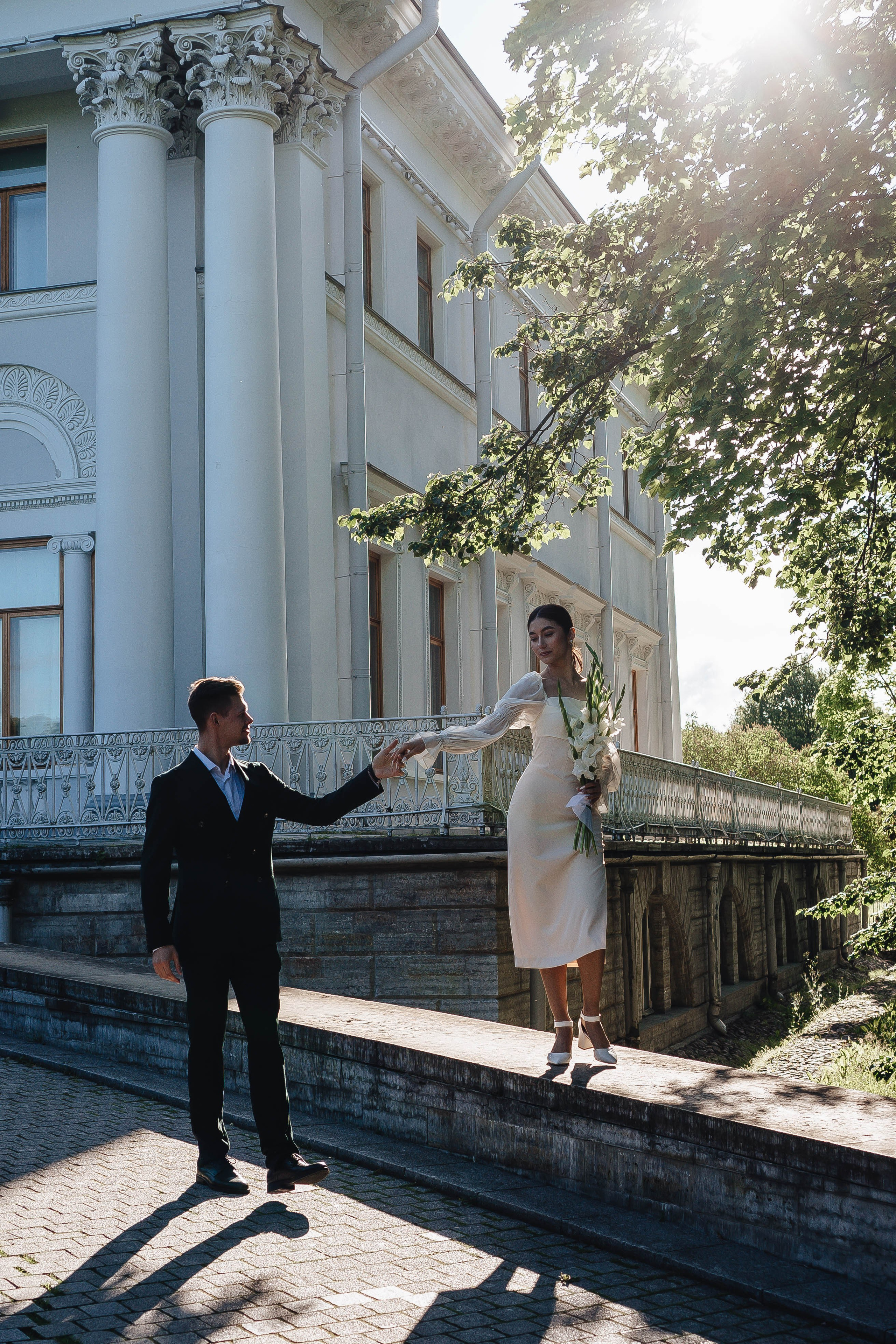 СВАДЕБНАЯ СЬЕМКА НА РАССВЕТЕ НА ЕЛАГИНОМ ОСТОРОВЕ. Профессиональный фотограф, Санкт-Петербург — Виктория Богомолова