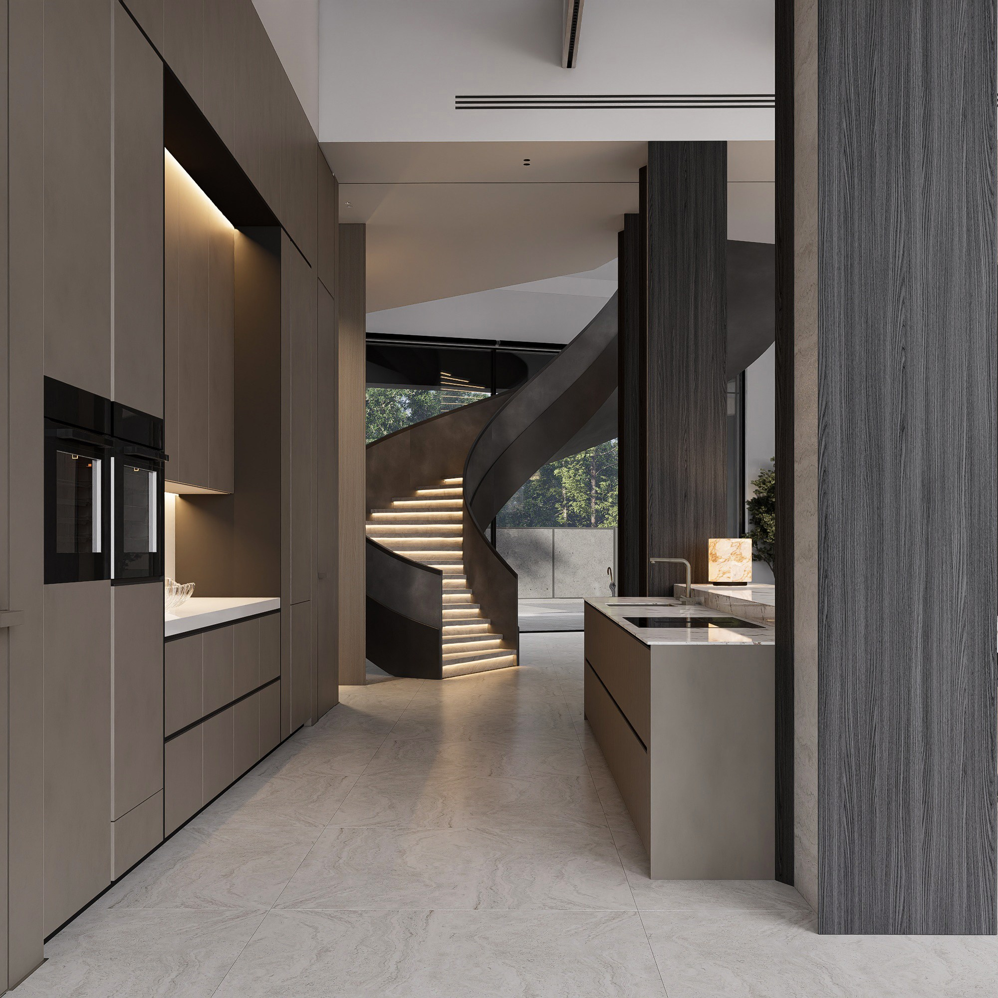 Загородный дом Благовещенск_интерьер_для сайта. Архитектурно-дизайнерское бюро ROOMS