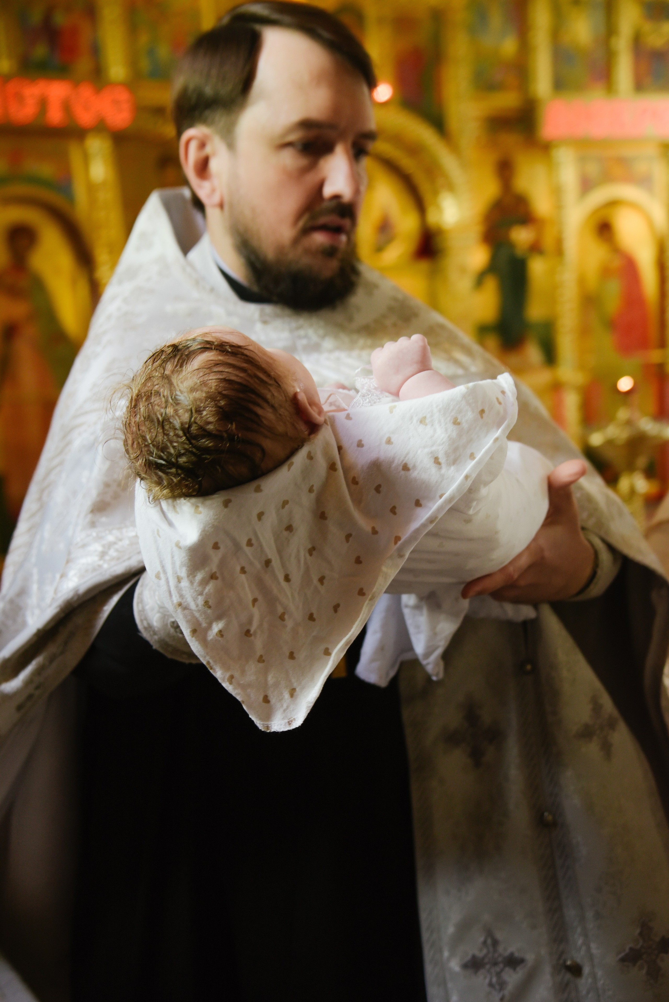 Таинство крещения Виктории. Фотограф Лола Волна, город Москва