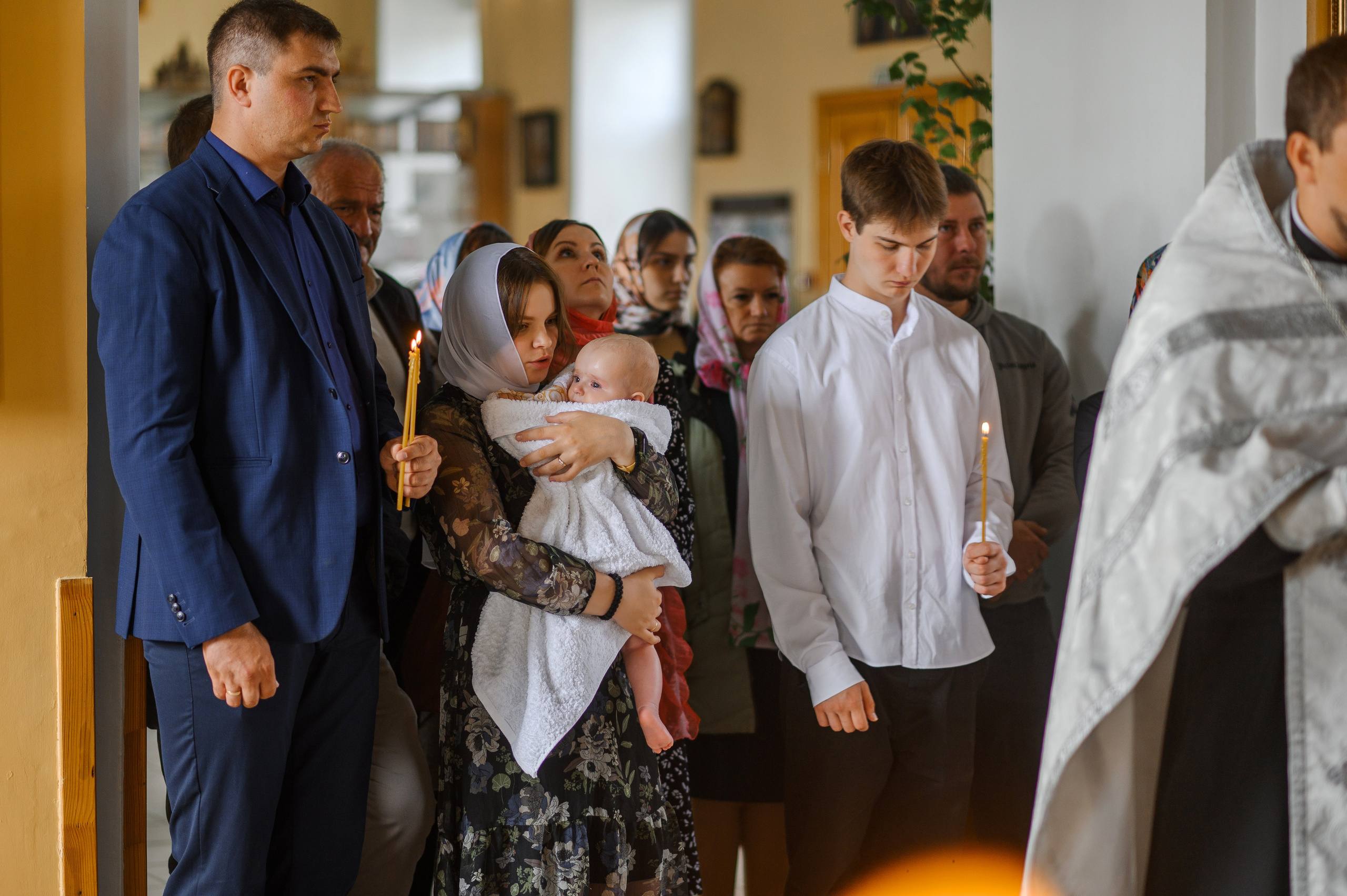 Крещение Леры. Храм святителя Николая Чудотворца (Терновка). Свадебный и семейный Фотограф в Пензе Татьяна Лапоногова