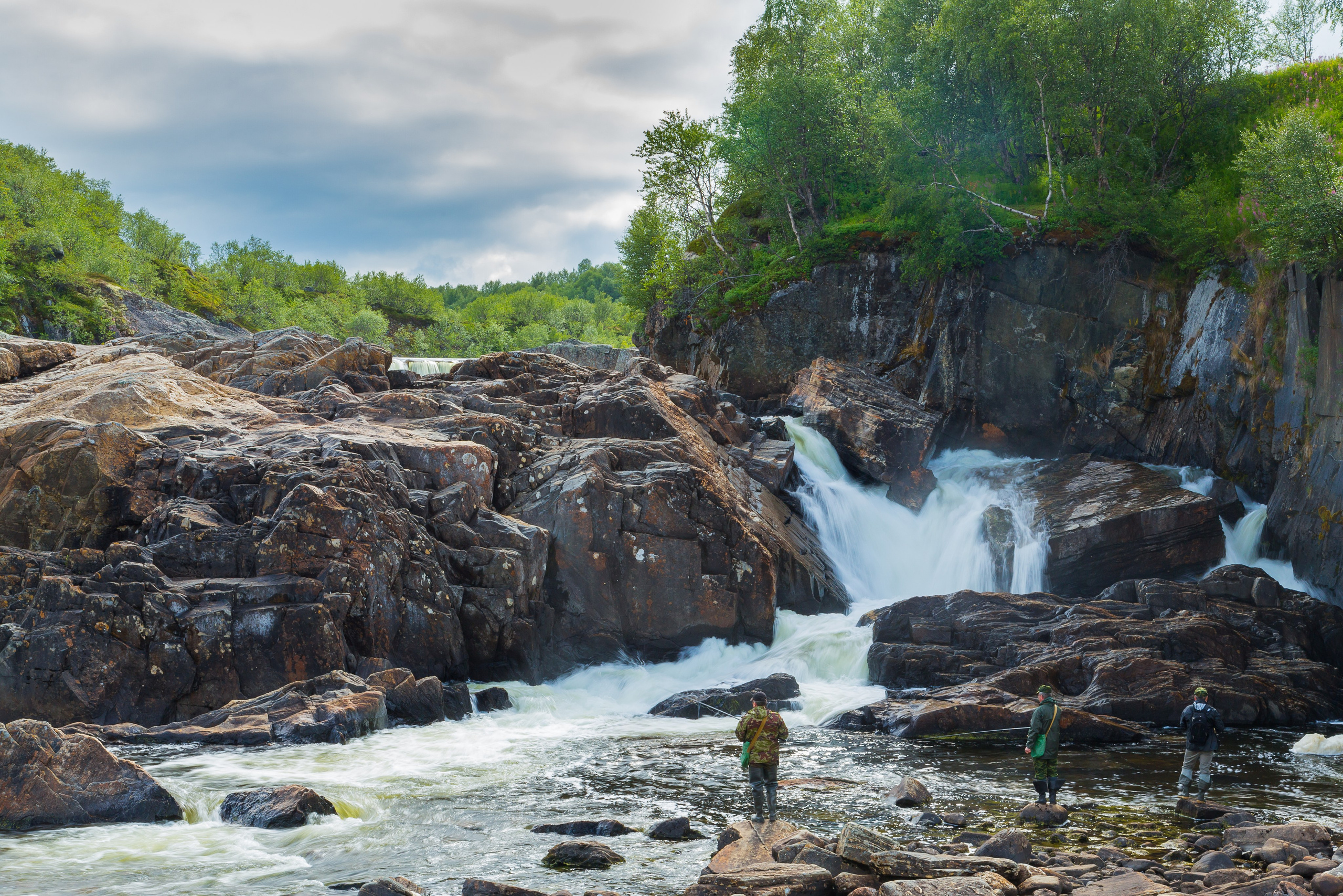 Водоемы. Пейзажи Крайнего Севера. Баренцево море, Рыбачий, Средний, Немецкий