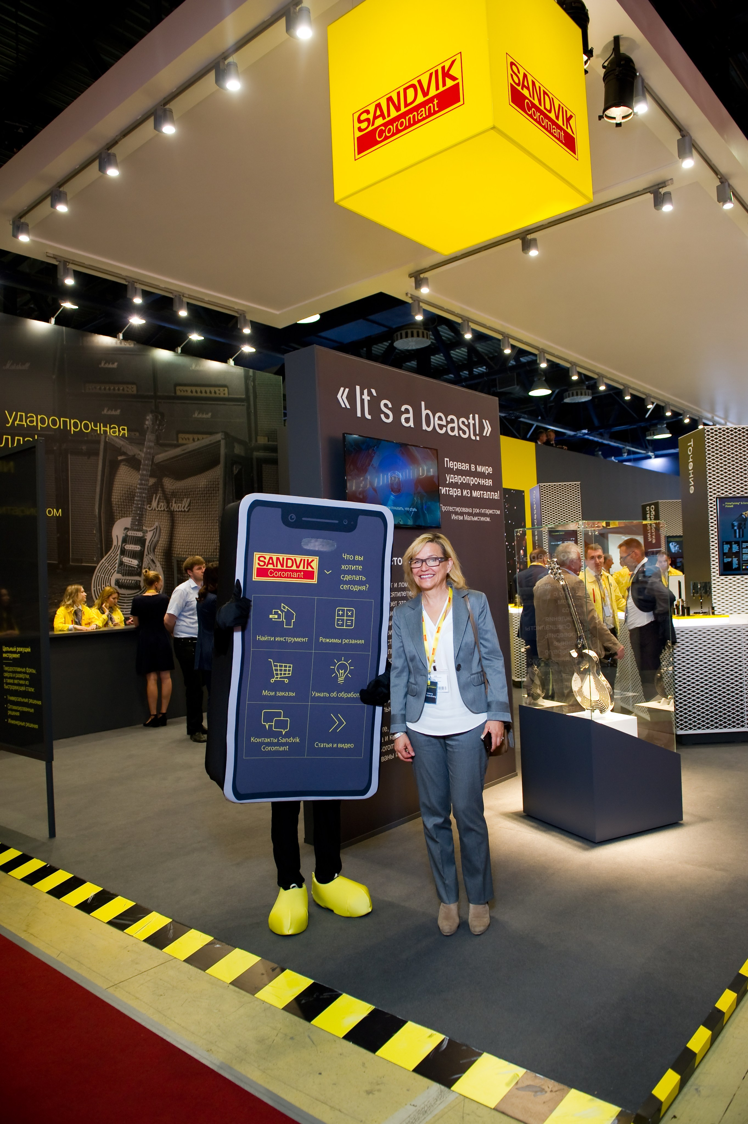 Работа Sandvik на выставке «Металлообработка». Репортажный фотограф и видеограф Слава Думчев. Тимбилдинги, отчетники, корпоративы