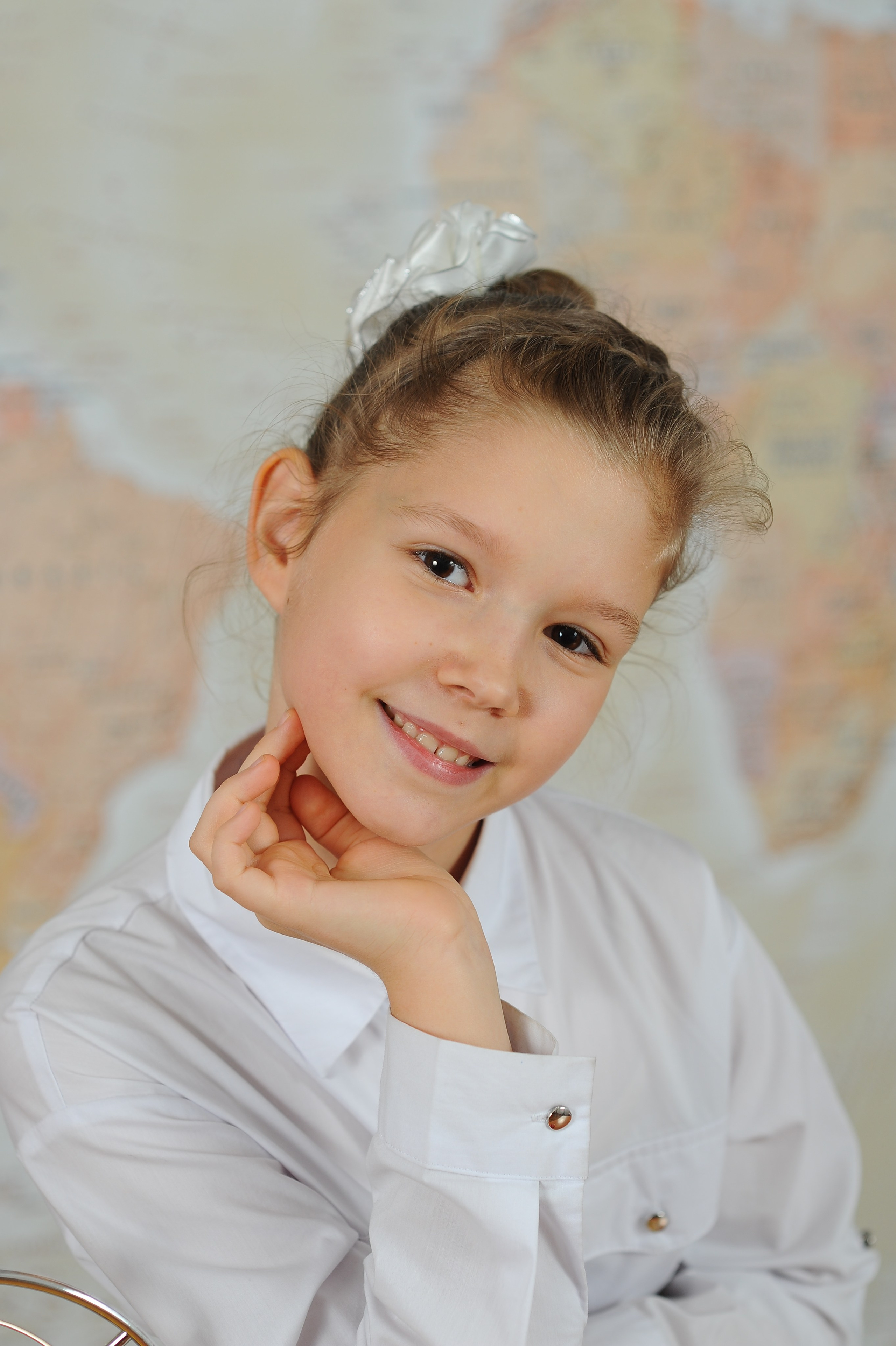 4 класс для альбома. Детский портрет