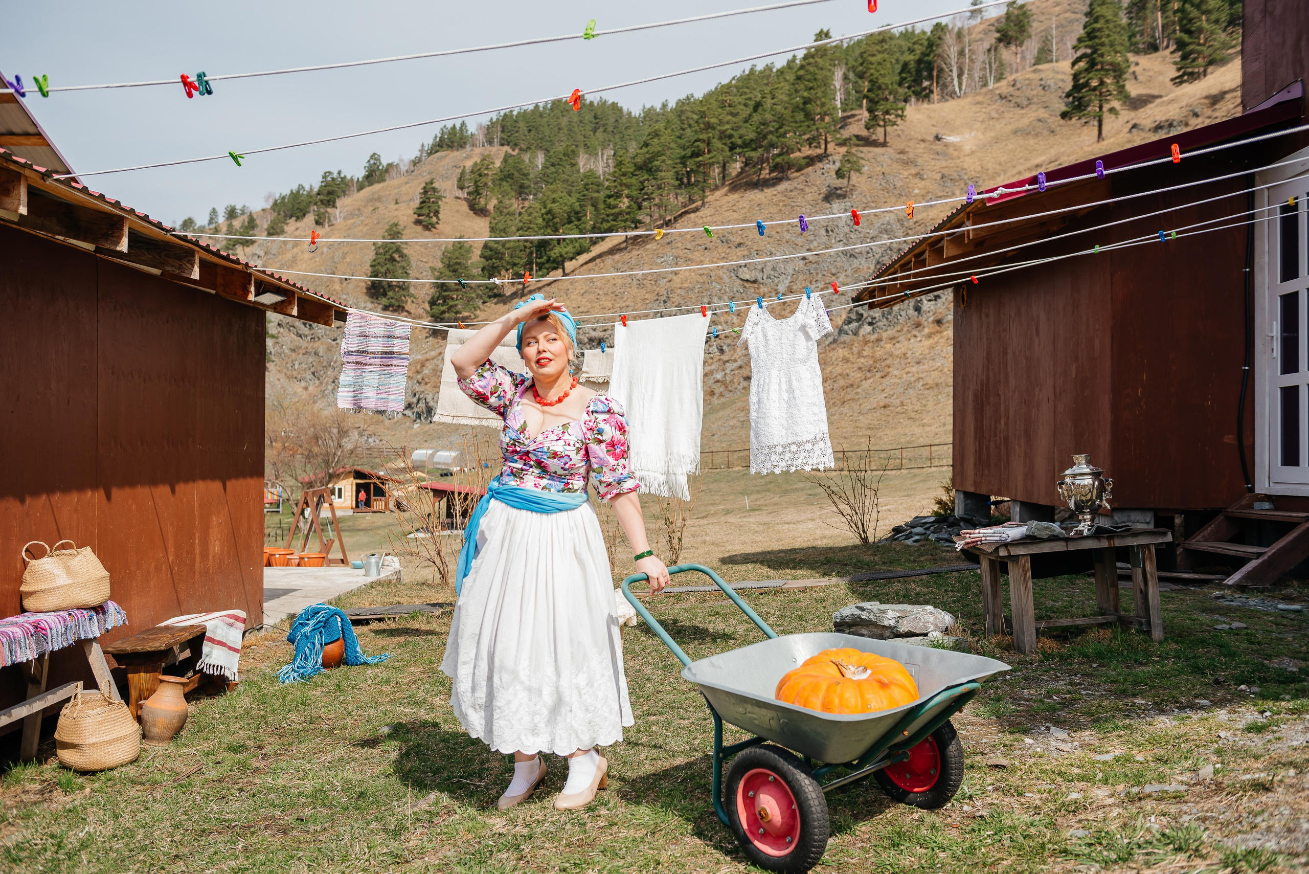 Тематическая фотосессия в горах. Фотограф в Новосибирске Юлия Туманова
