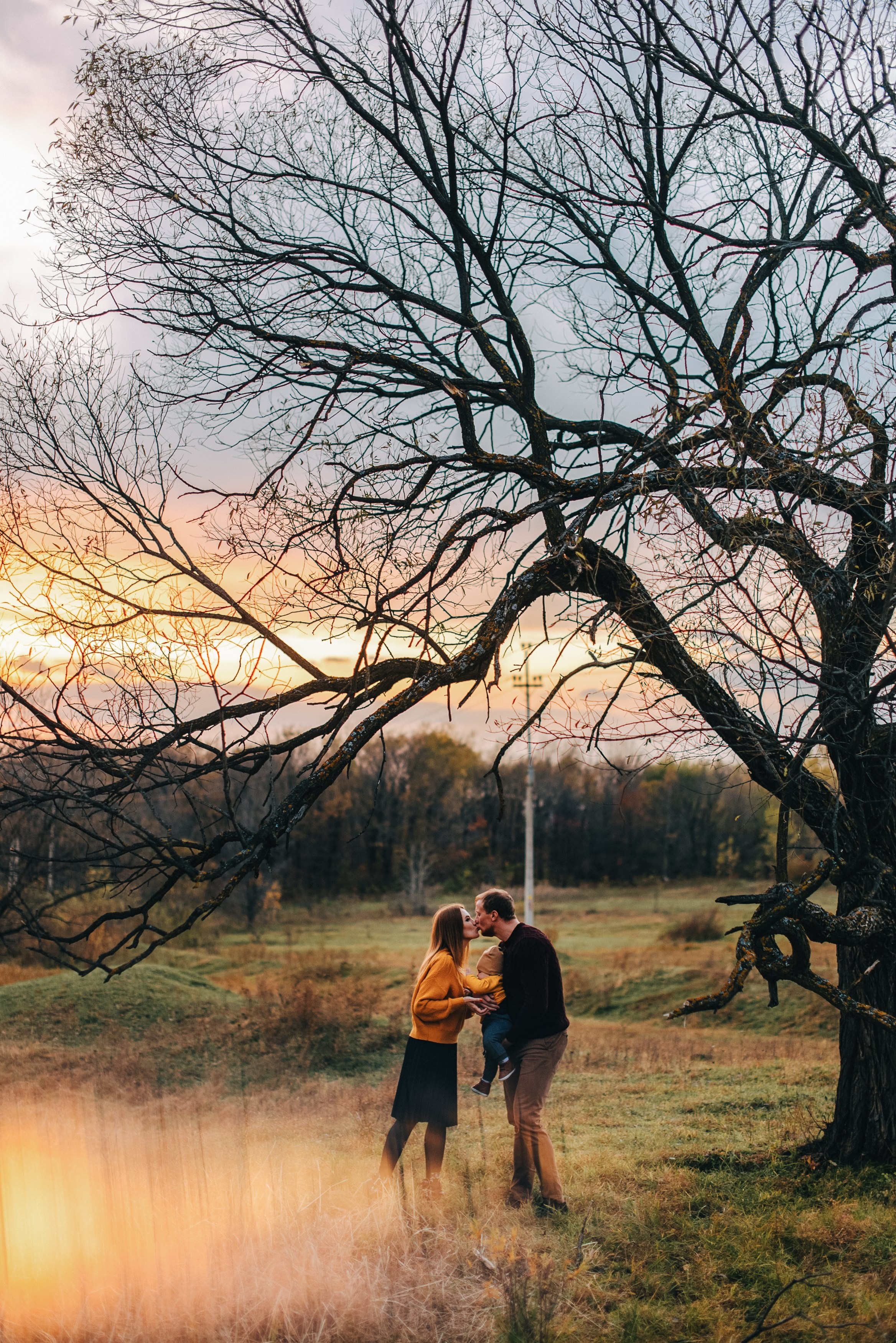 СОГРЕВАЮЩИЙ ЗАКАТ. Шашкова Вероника / Свадебный и семейный фотограф Москва и Ярославль