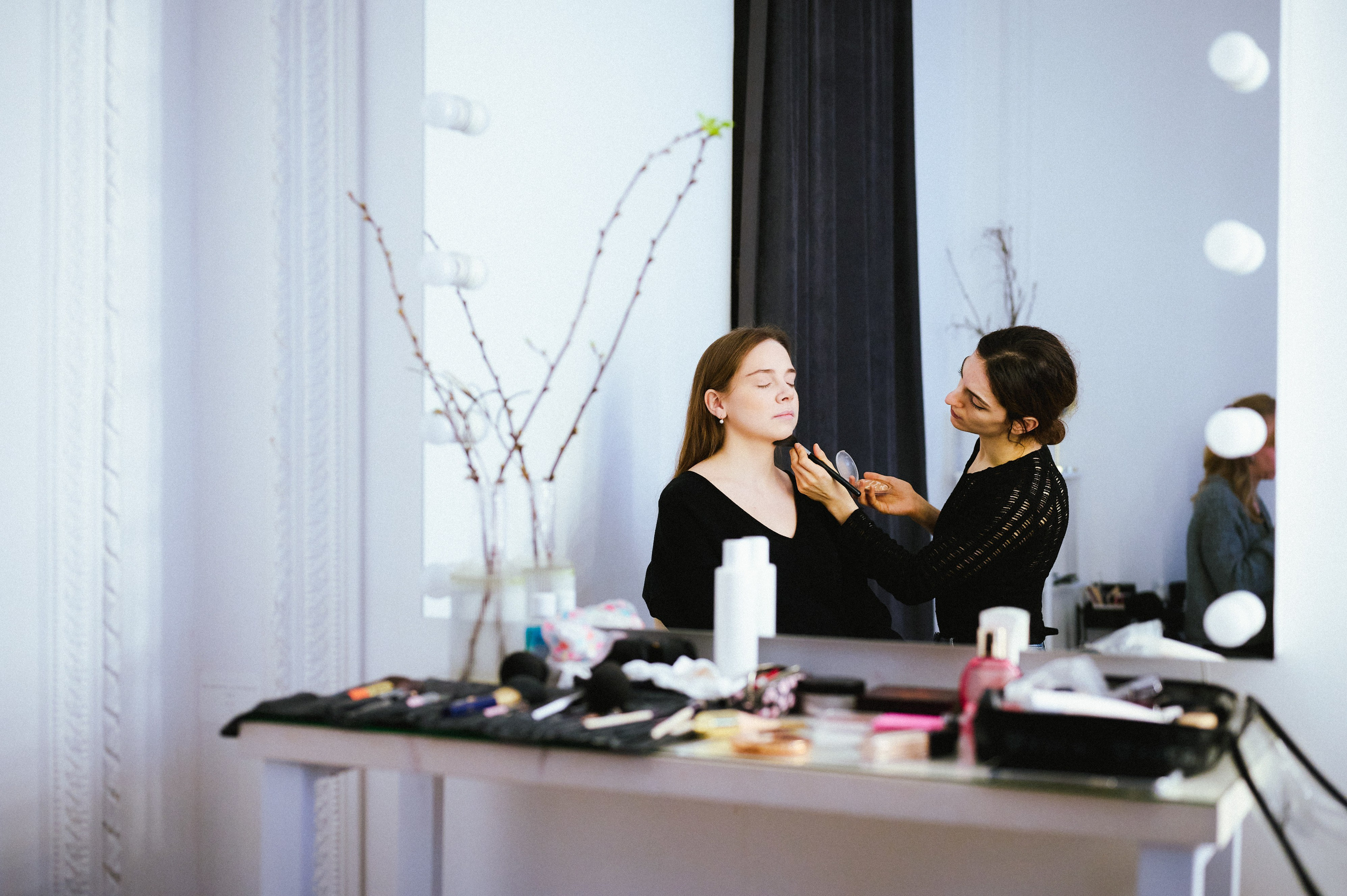 Сбор на фотосессию // контент-съемка для визажиста. Репортажный фотограф в Санкт-Петербурге Диана Ларченкова