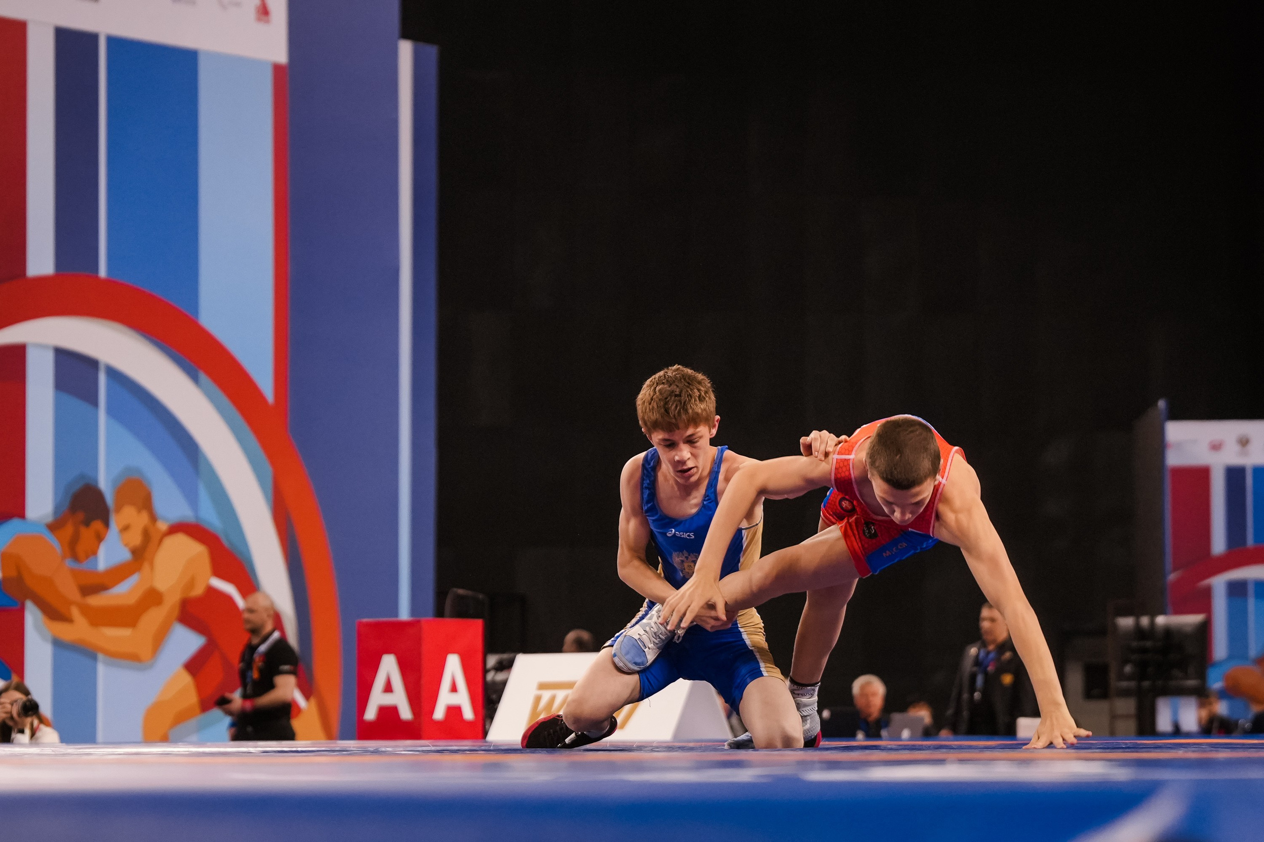 Первенство России по вольной борьбе среди юношей до 16 лет. Красноярск 2025. Фотограф Анна Герман. Красноярск
