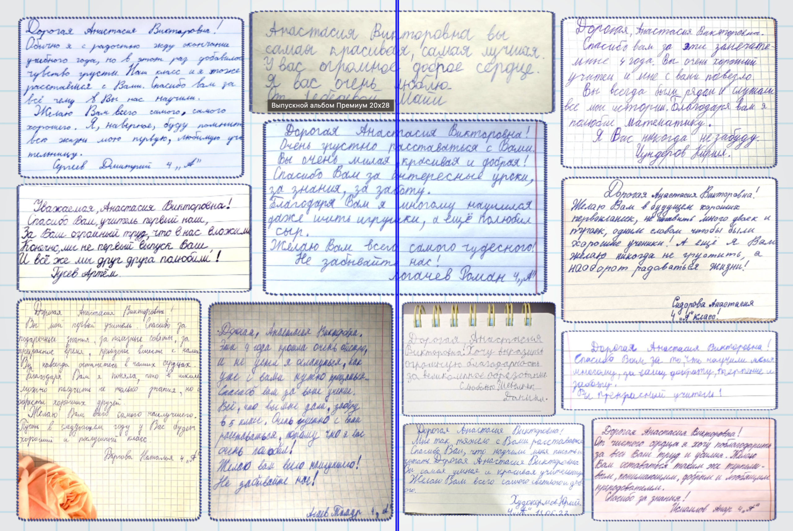 Альбом для УЧИТЕЛЯ. Школьные выпускные альбомы в Москве Марина Николаева
