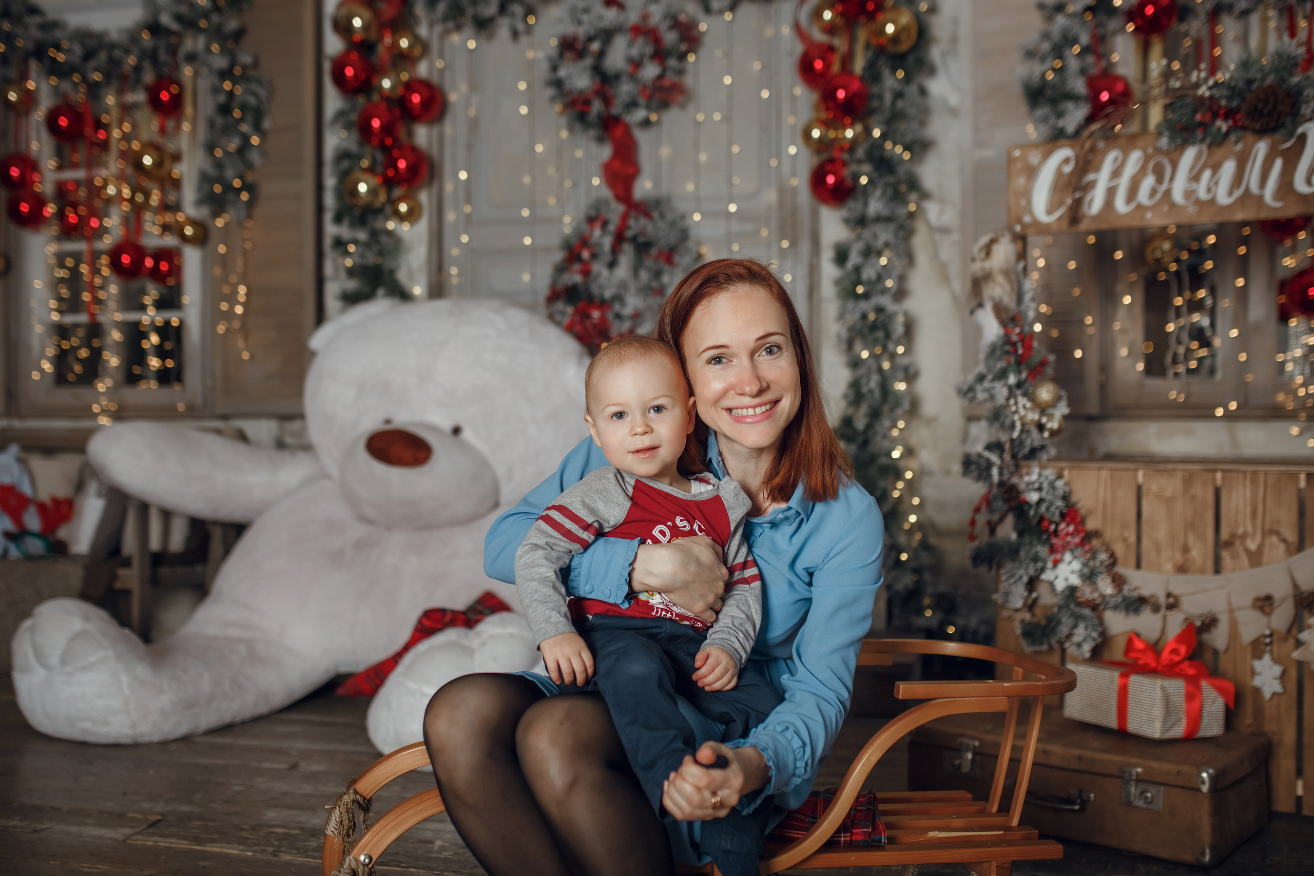 Богдан и семья. Фотограф на Крещение, семейный фотограф в Москве